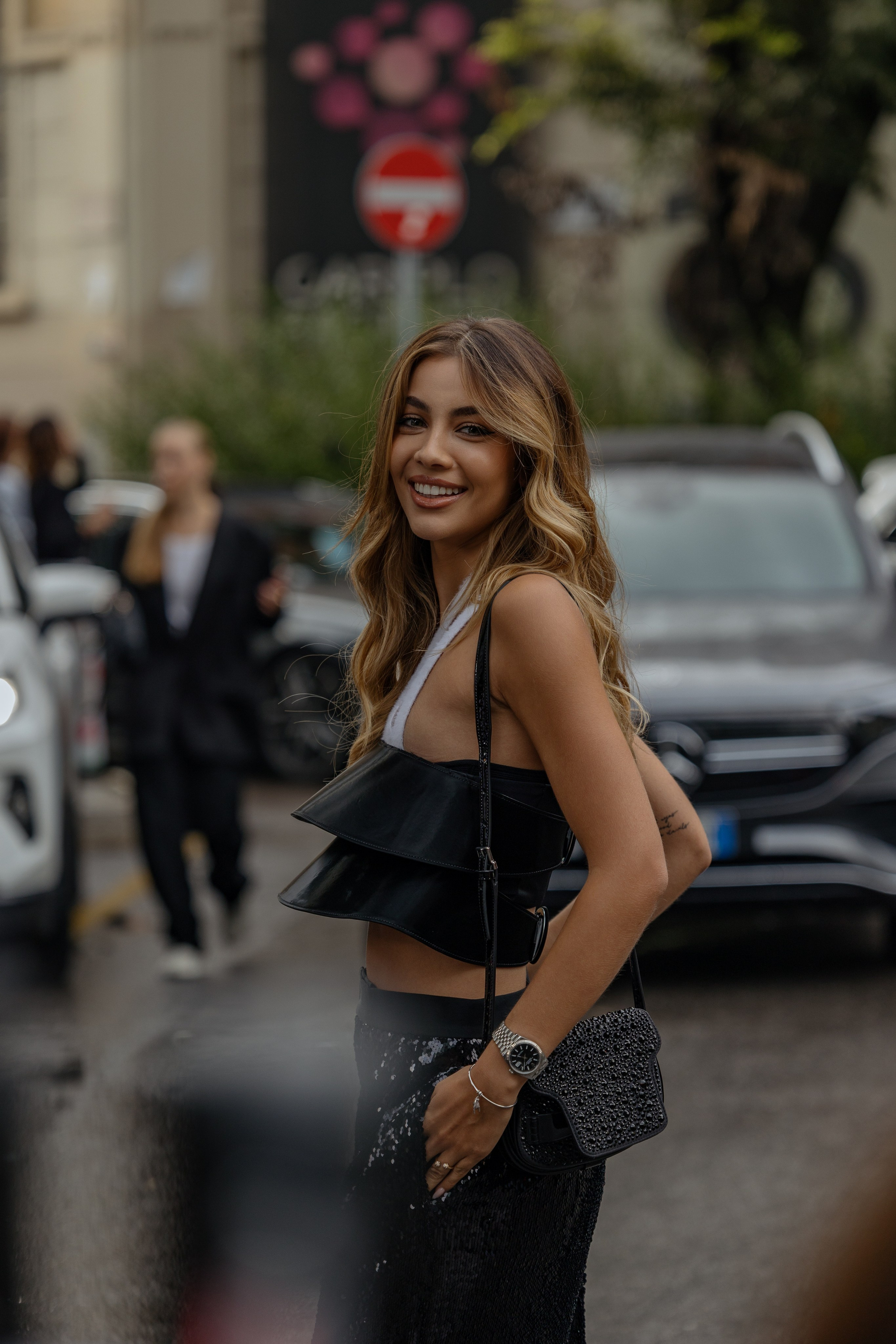 MFW SPRING/SUMMER 2024 EMPORIO ARMANI. Photographer in Milan Ivan Goncharov