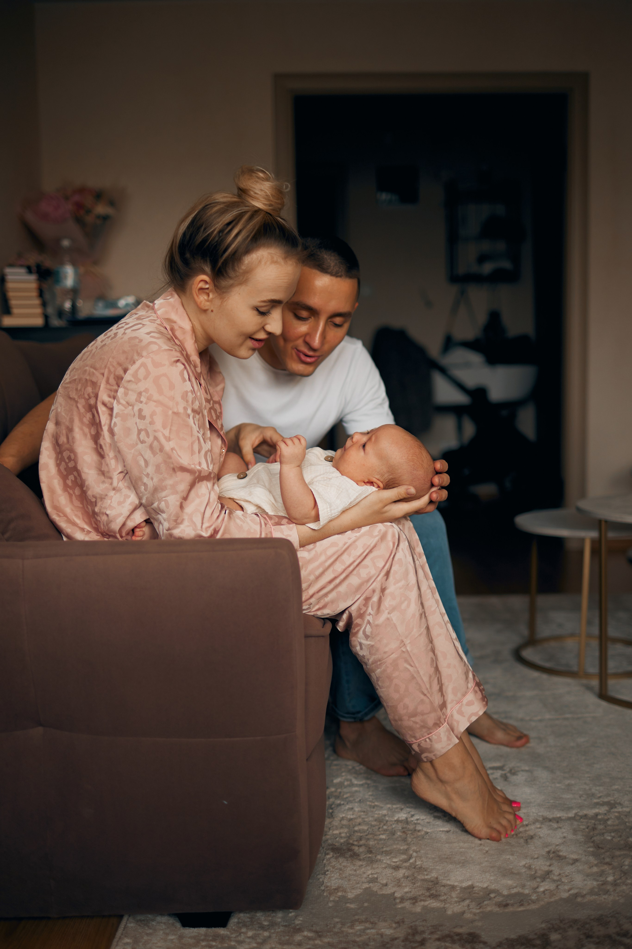 Домашняя съемка с малышом. Фотограф Москва|Ясенево Яна Новокрещенных