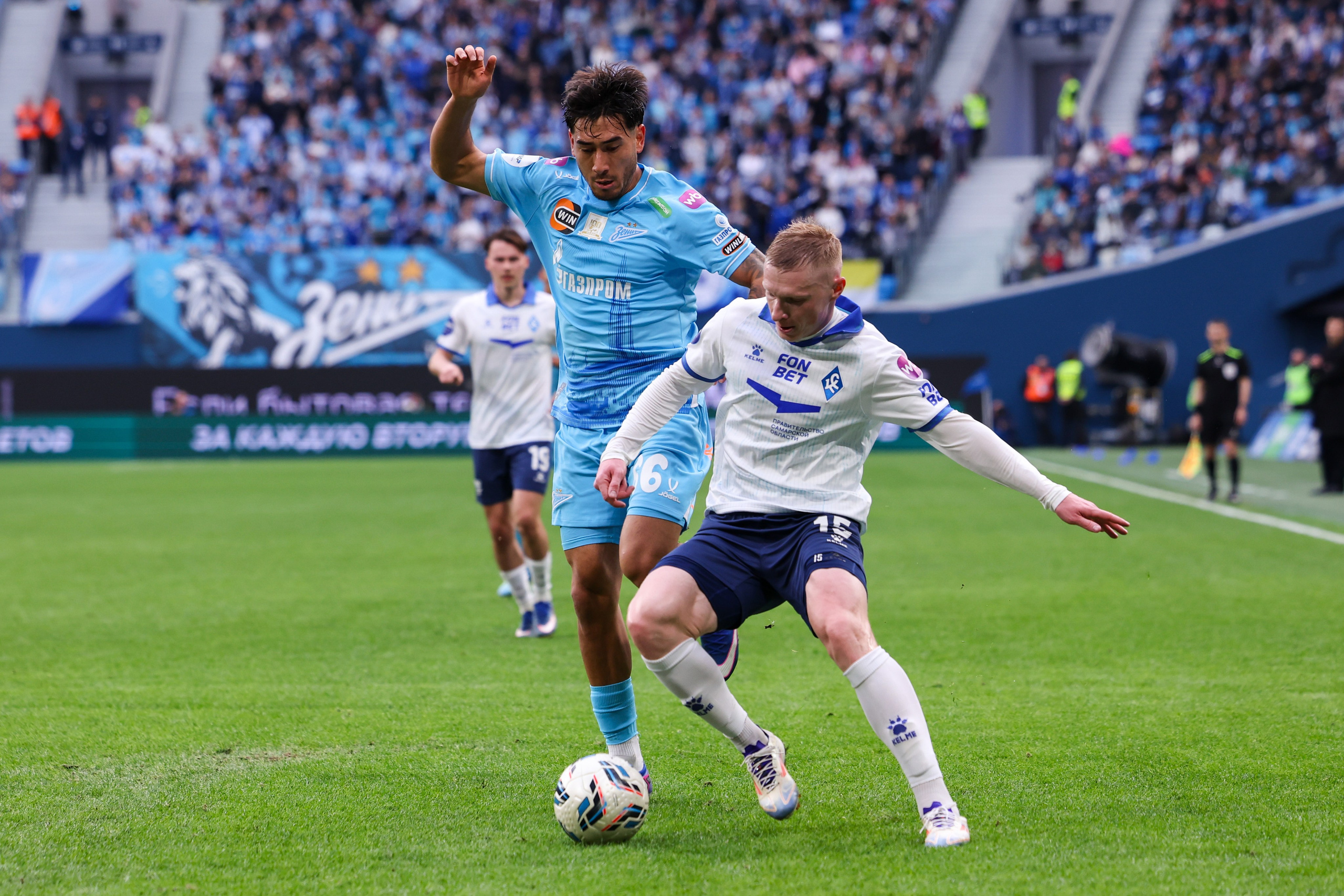 ФК «Зенит» — ФК «Крылья советов». Спортивный и репортажный фотограф Антон Тереханов