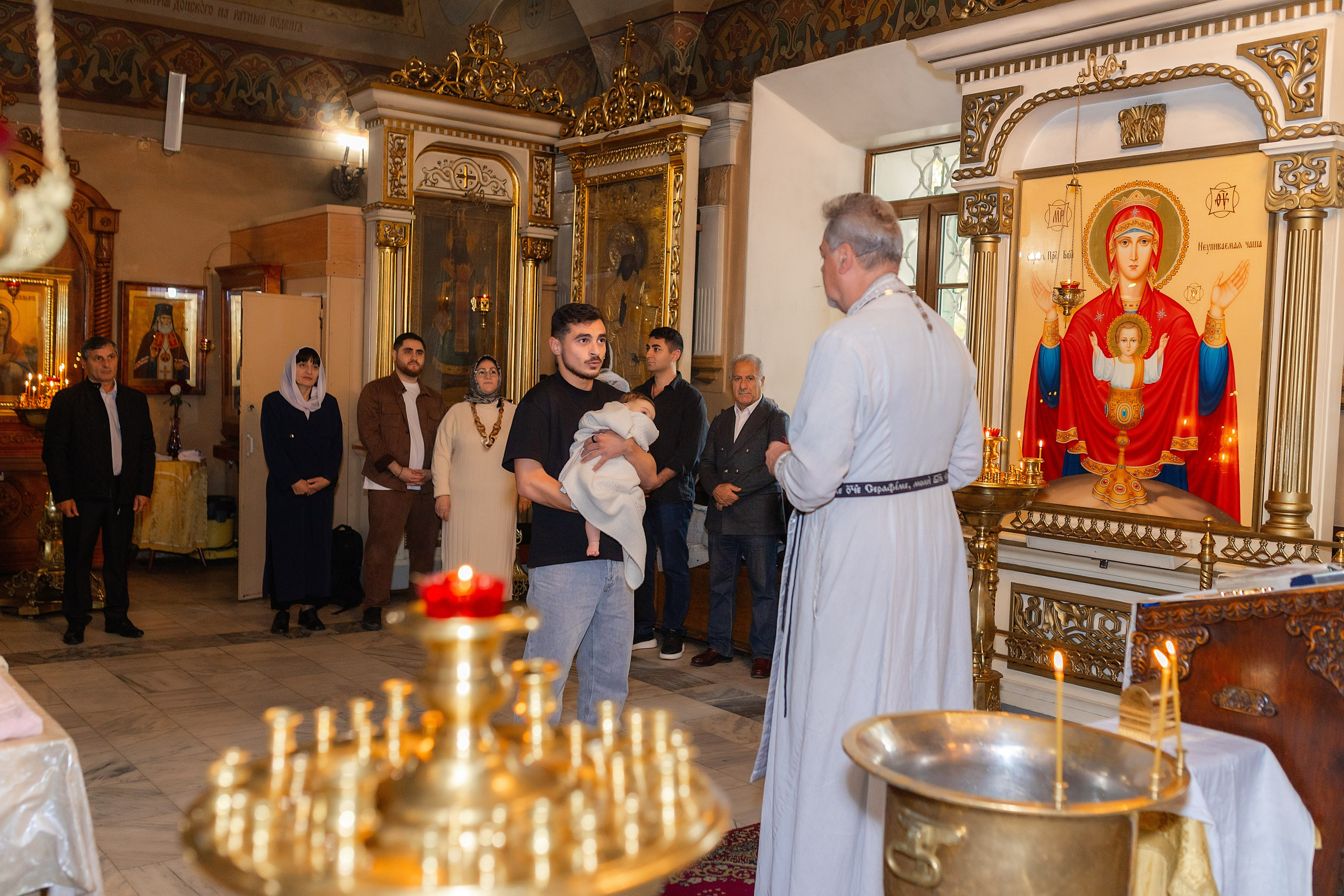 Таинство крещения Лилии. Фотограф в Железнодорожном и Балашихе