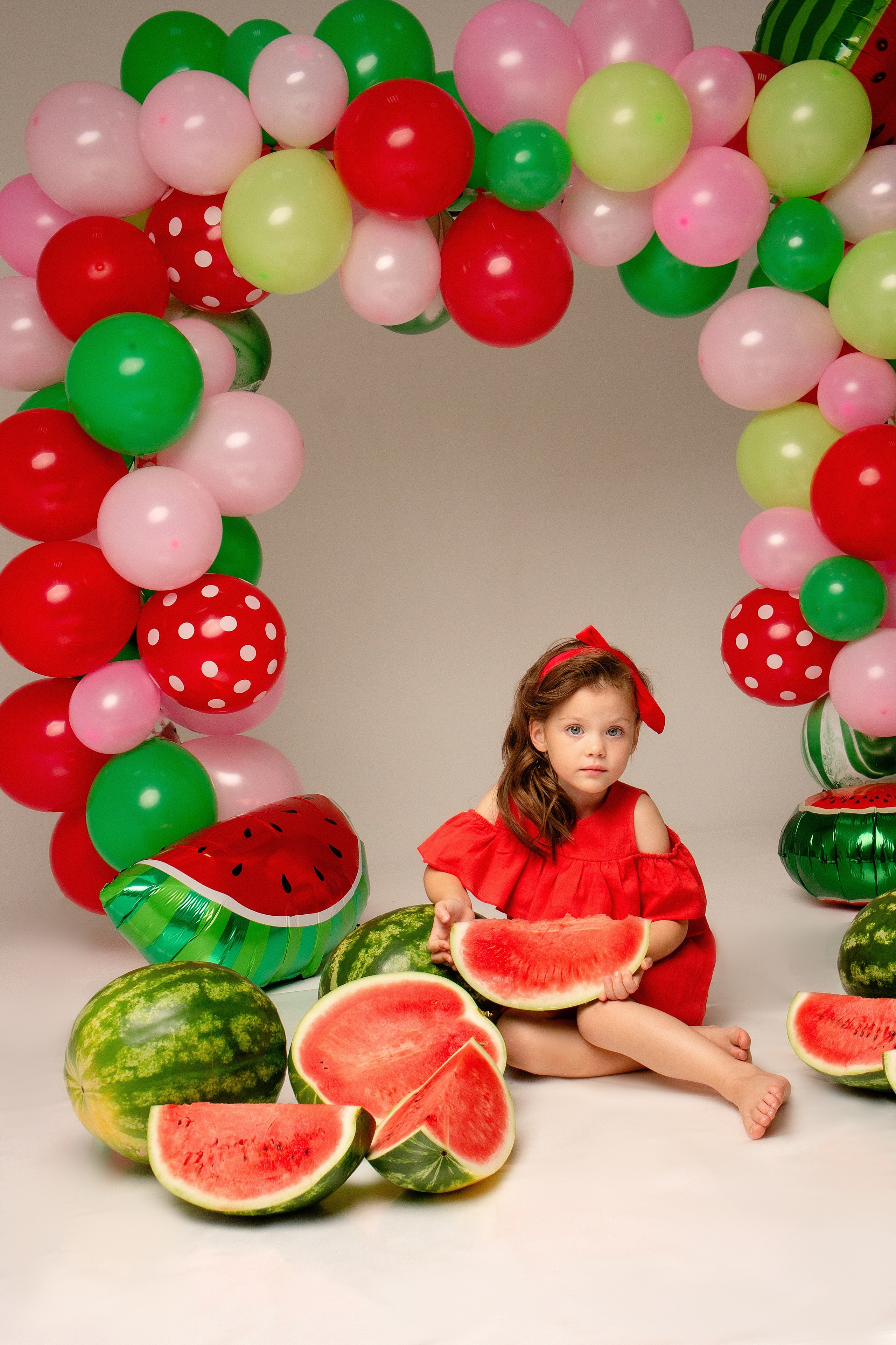 Диана и арбузы. Фотограф беременности в Екатеринбурге Илона Филатьева