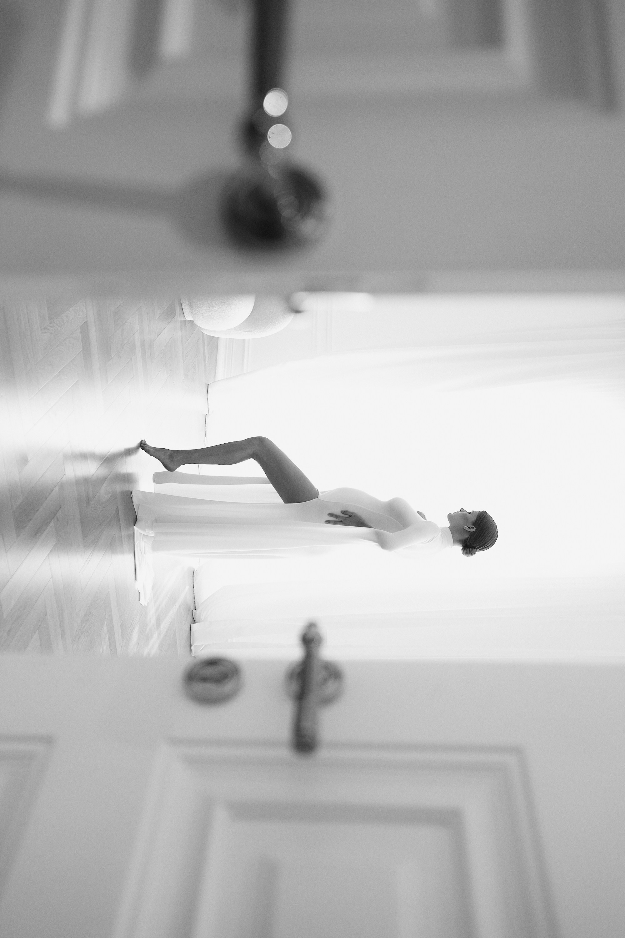 Pregnancy. Fashion photographer Yana Mayskaya