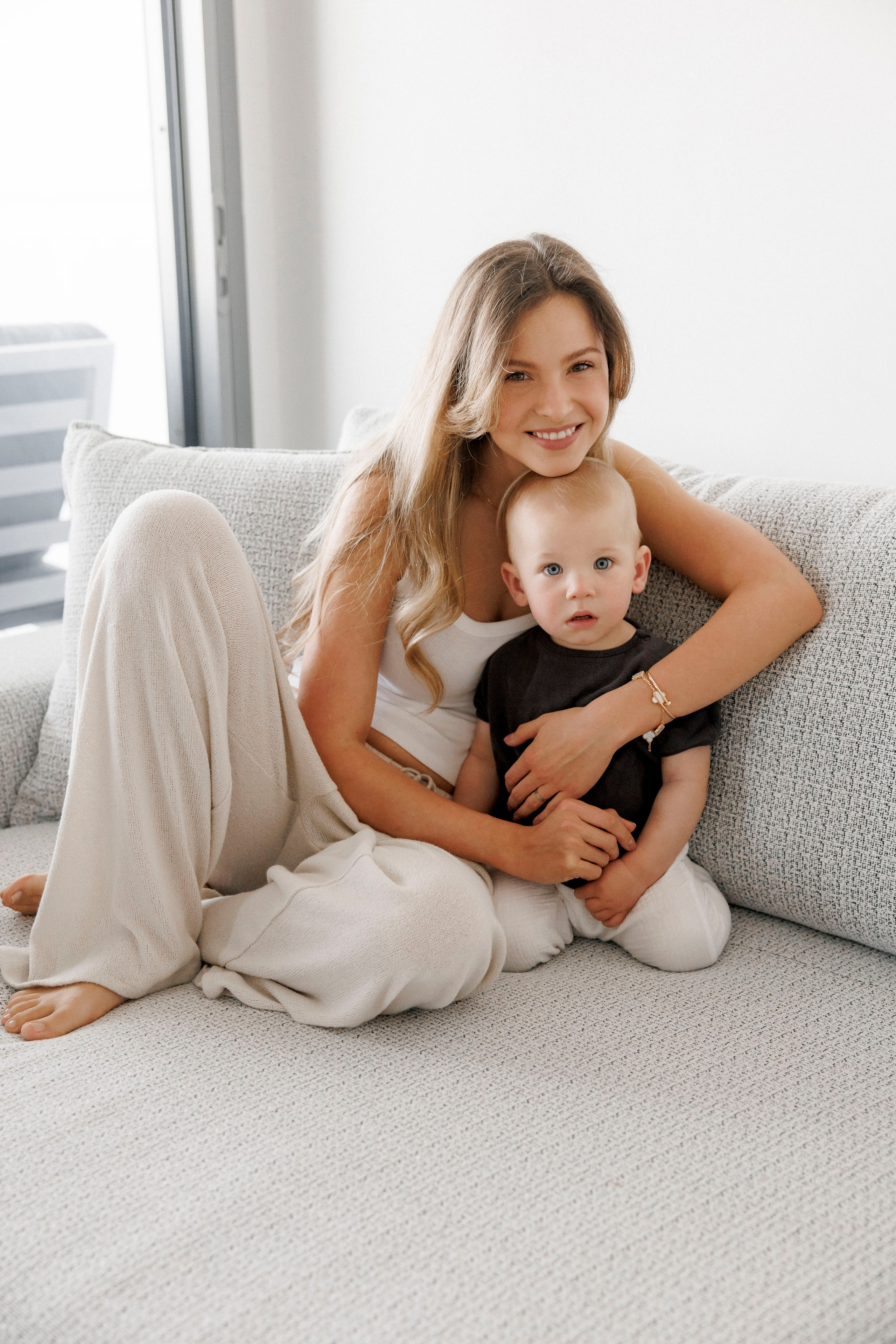 One year old at home. Wedding and family photographer