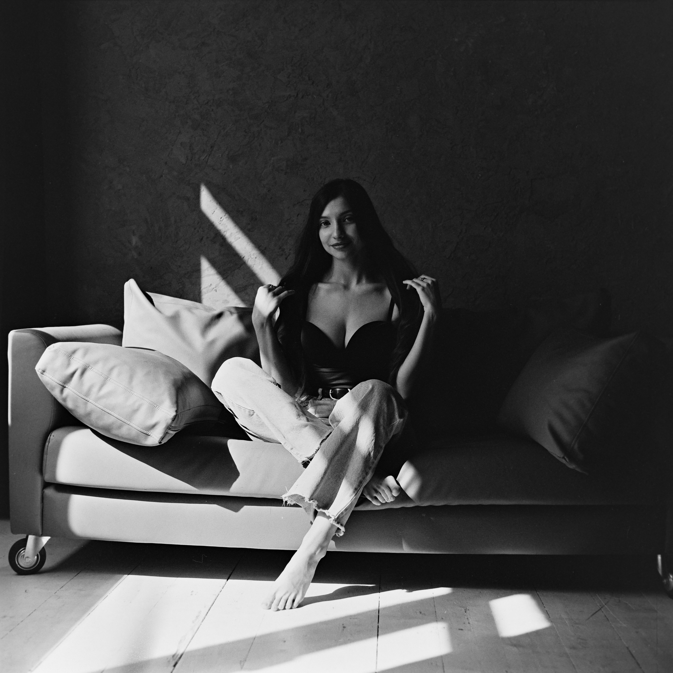 Аделина и солнце