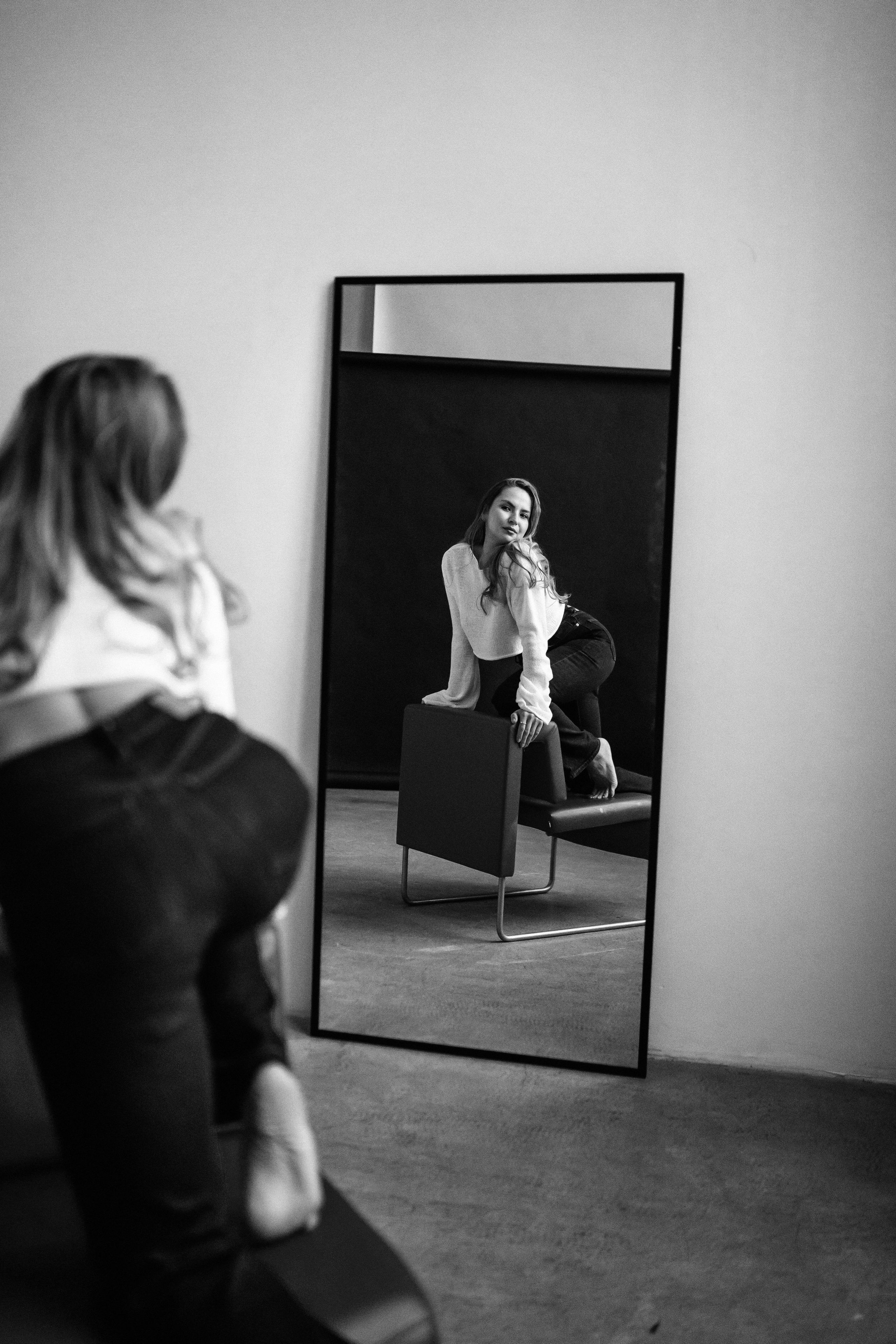 Марина в студии. Портретный фотограф в Москве Ольга Акушко