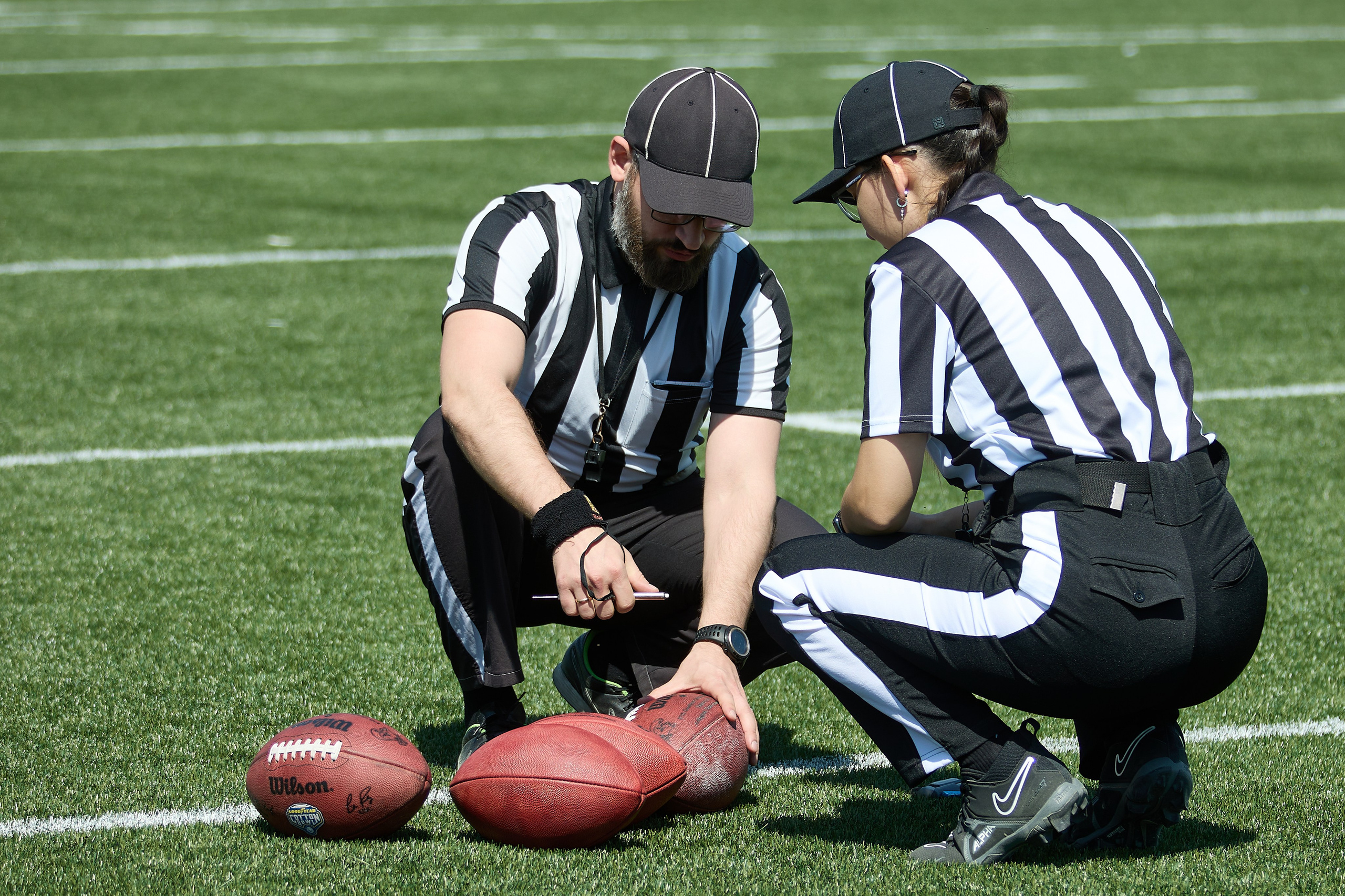 Американский футбол. Матч Чемпионата России. Светлана Родионова — фотограф спортивный и не только