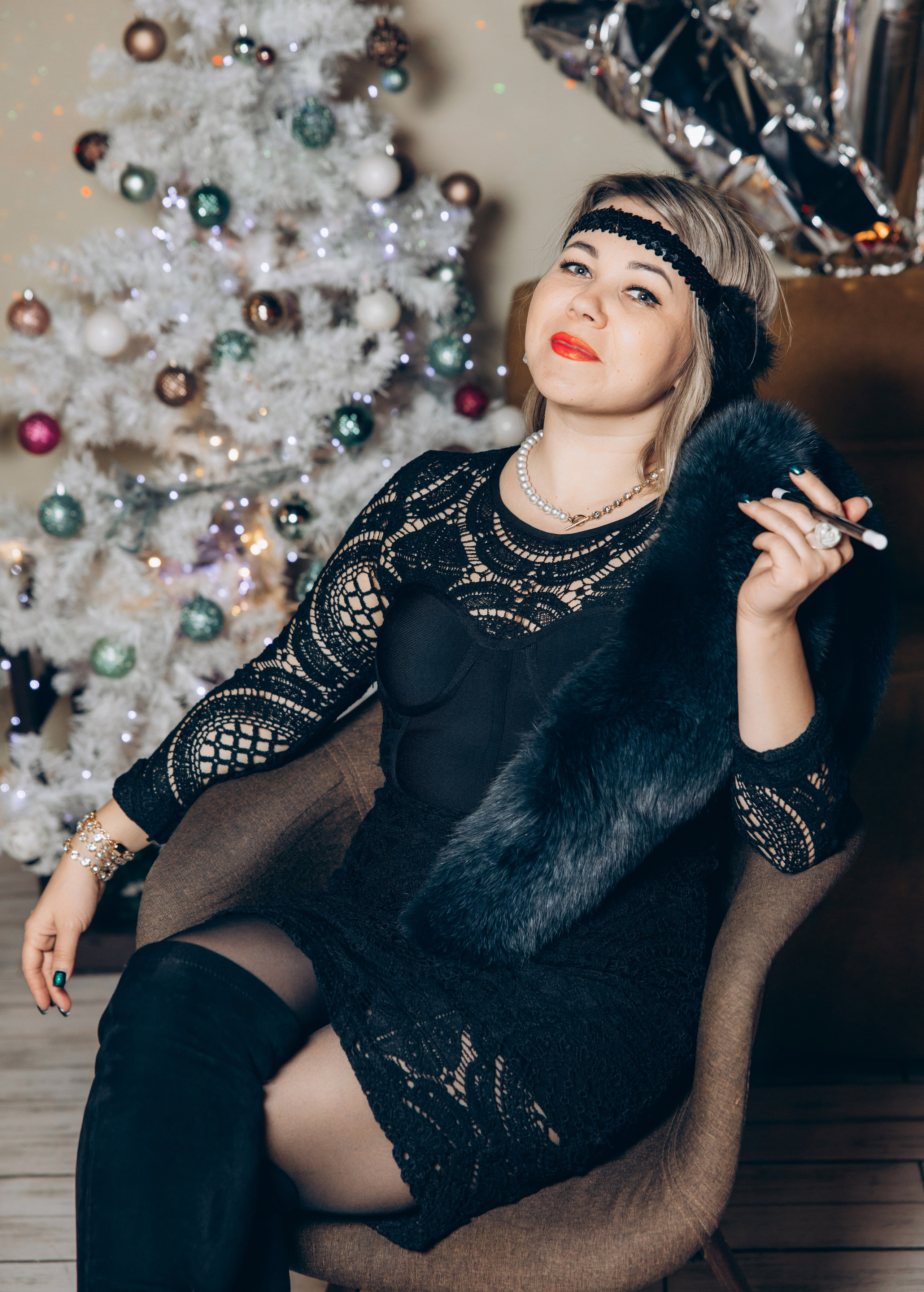 День рождение Ольги в стиле Гэтсби. Фотограф в Красноярске Евдокимова Анастасия