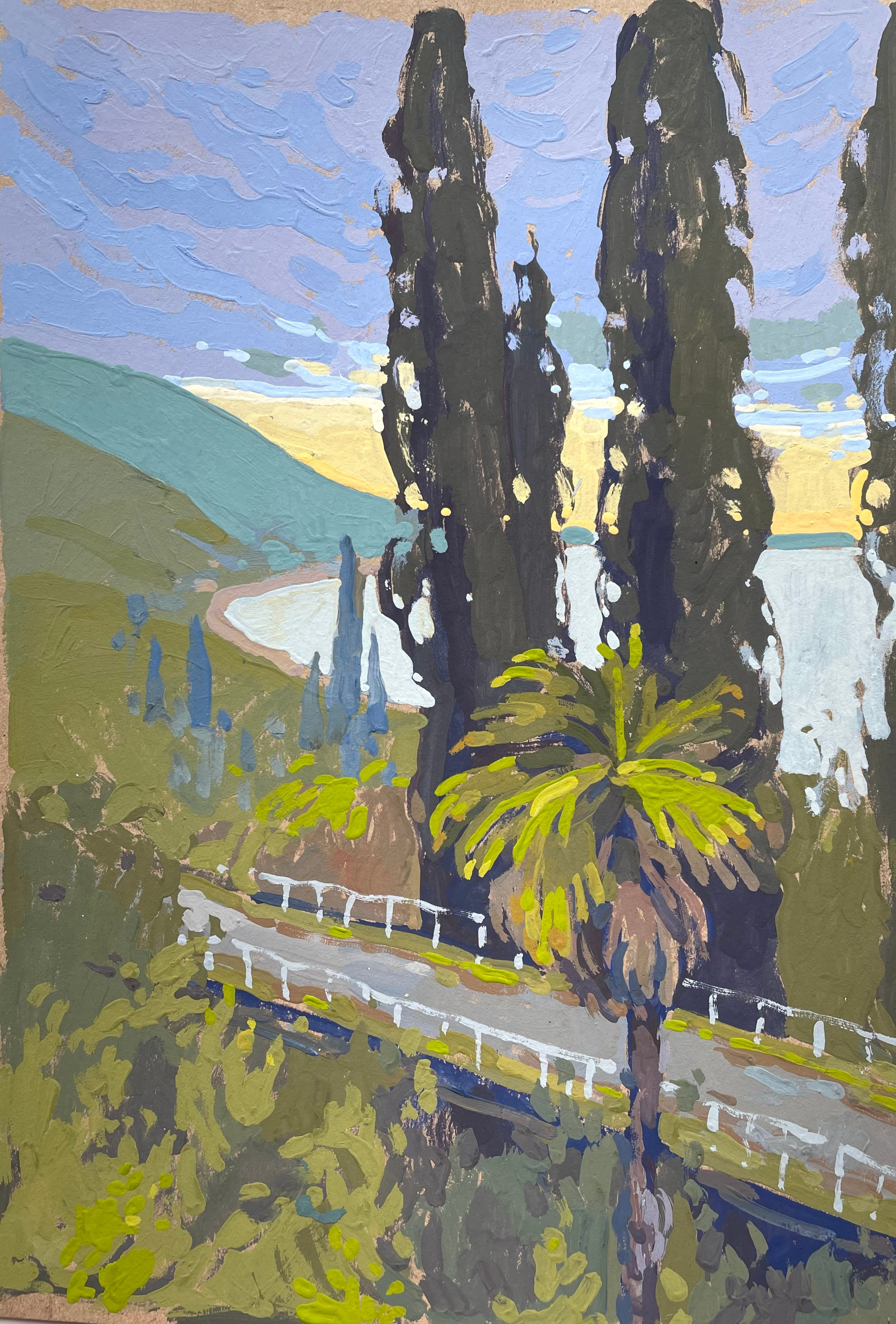 Абхазия. Художница Лиза Владимирова