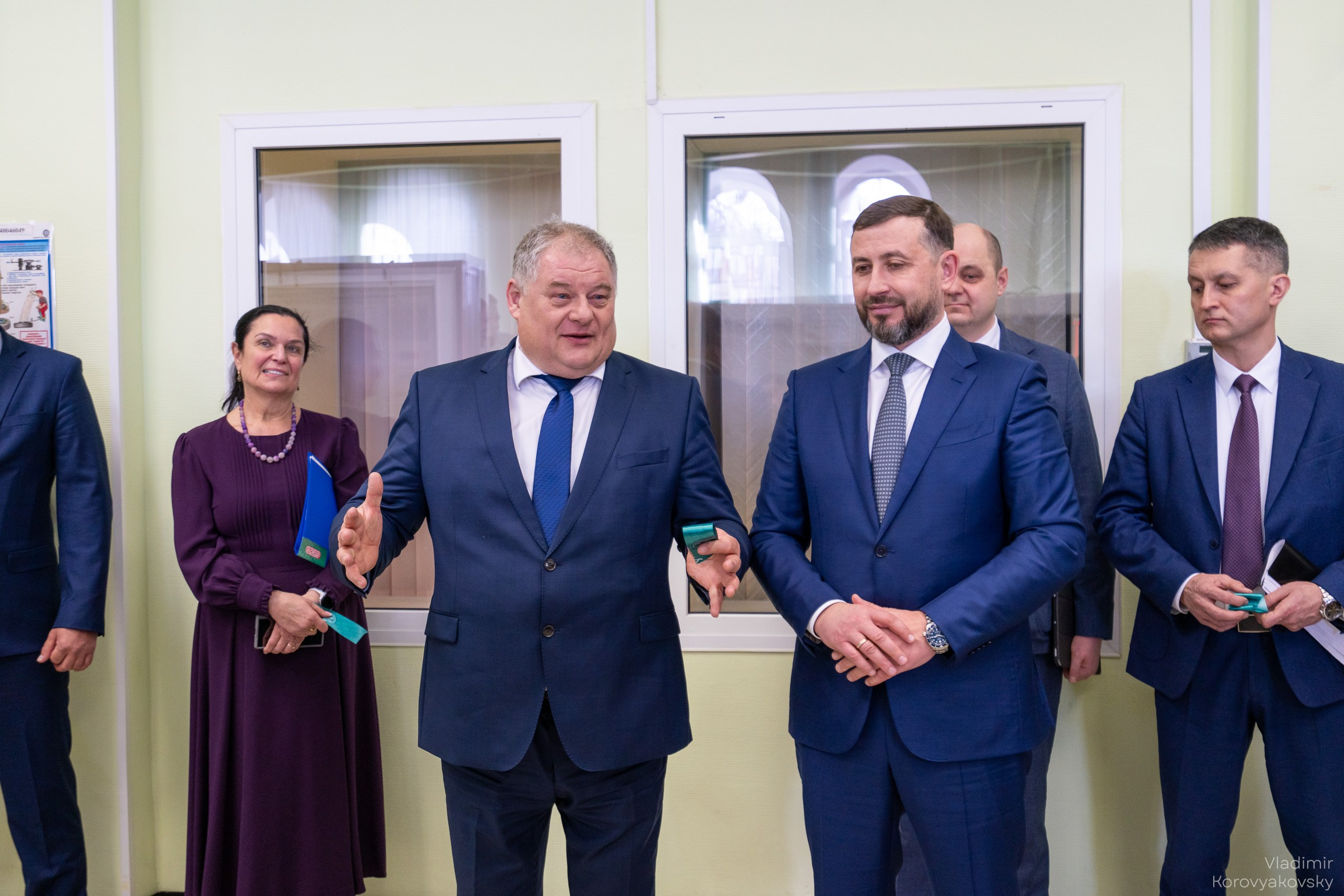 Открытие лабораторий. Фотограф Владимир Коровяковский