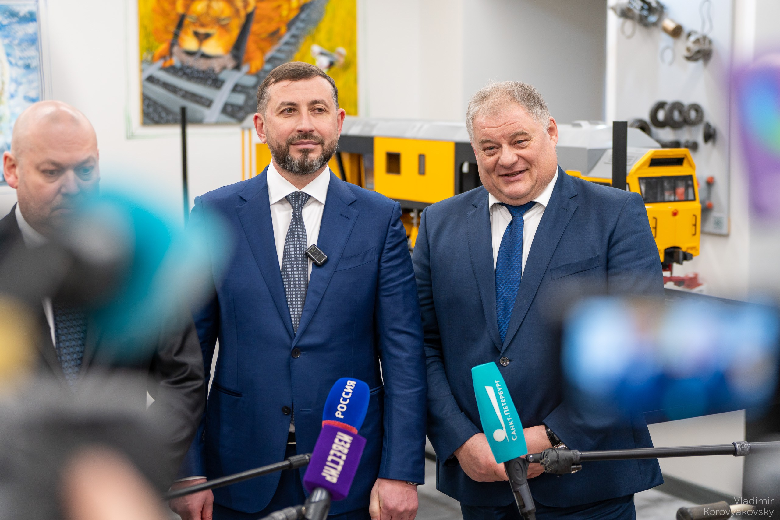 Открытие лабораторий. Фотограф Владимир Коровяковский