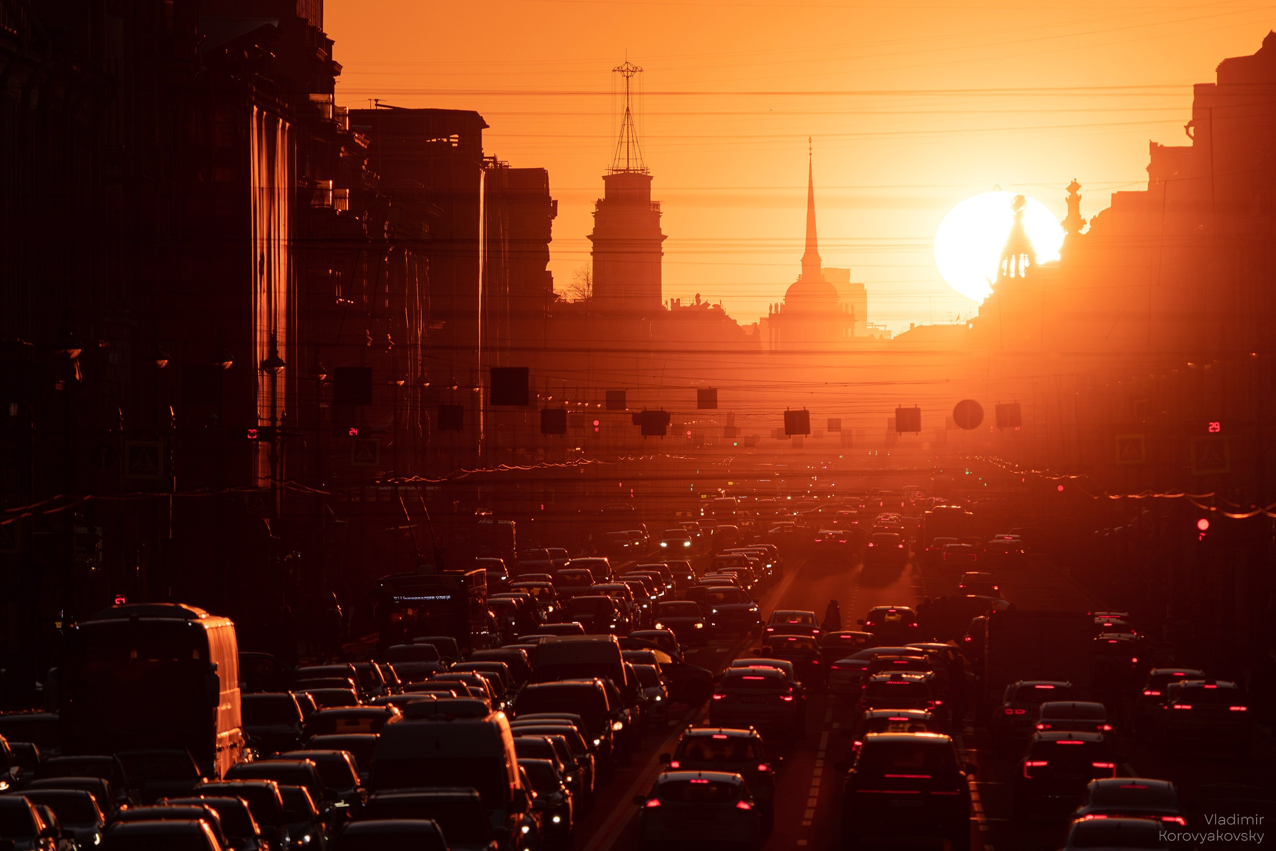 City landscape. Photographer Vladimir Korovyakovsky