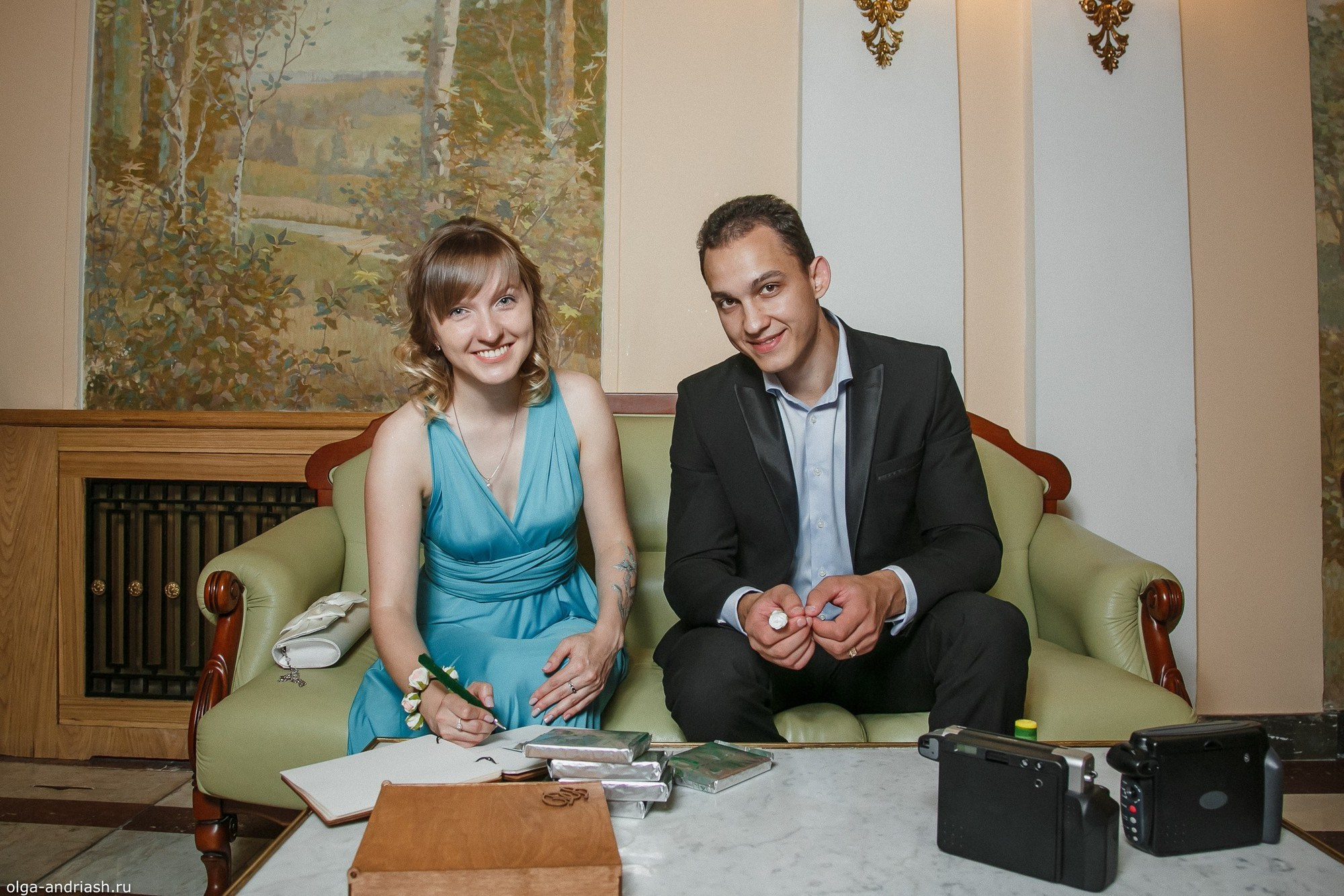 Вечерняя выездная регистрация. Семейный, портретный и свадебный фотограф в Санкт-Петербурге и Москве