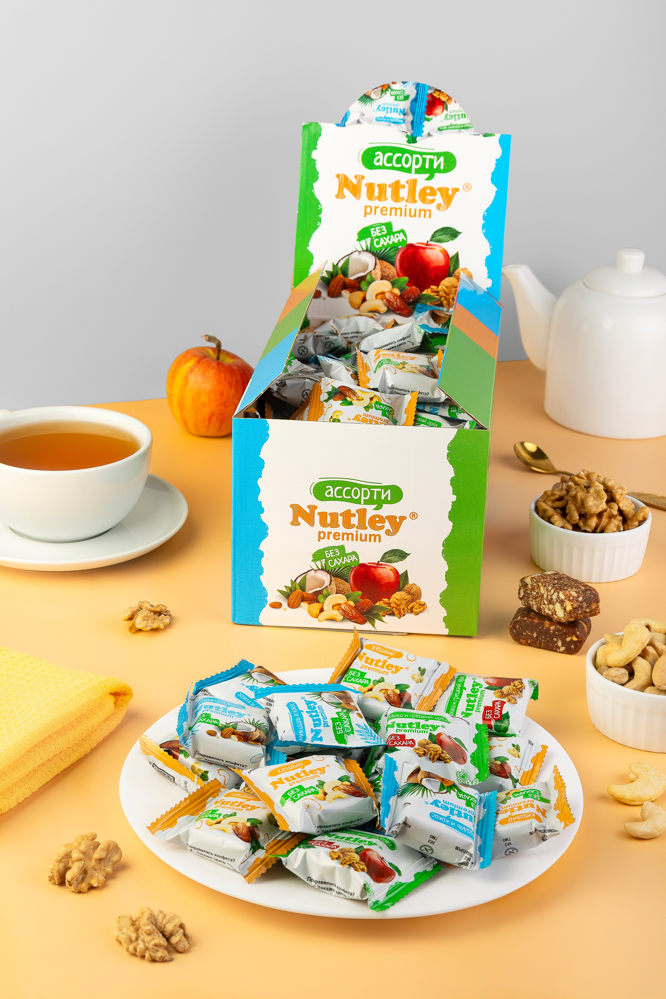 Съемка конфет без сахра для маретплейсов, бренд Natley. Предметный и фуд-фотограф Лариса Андреева г. Набережные Челны