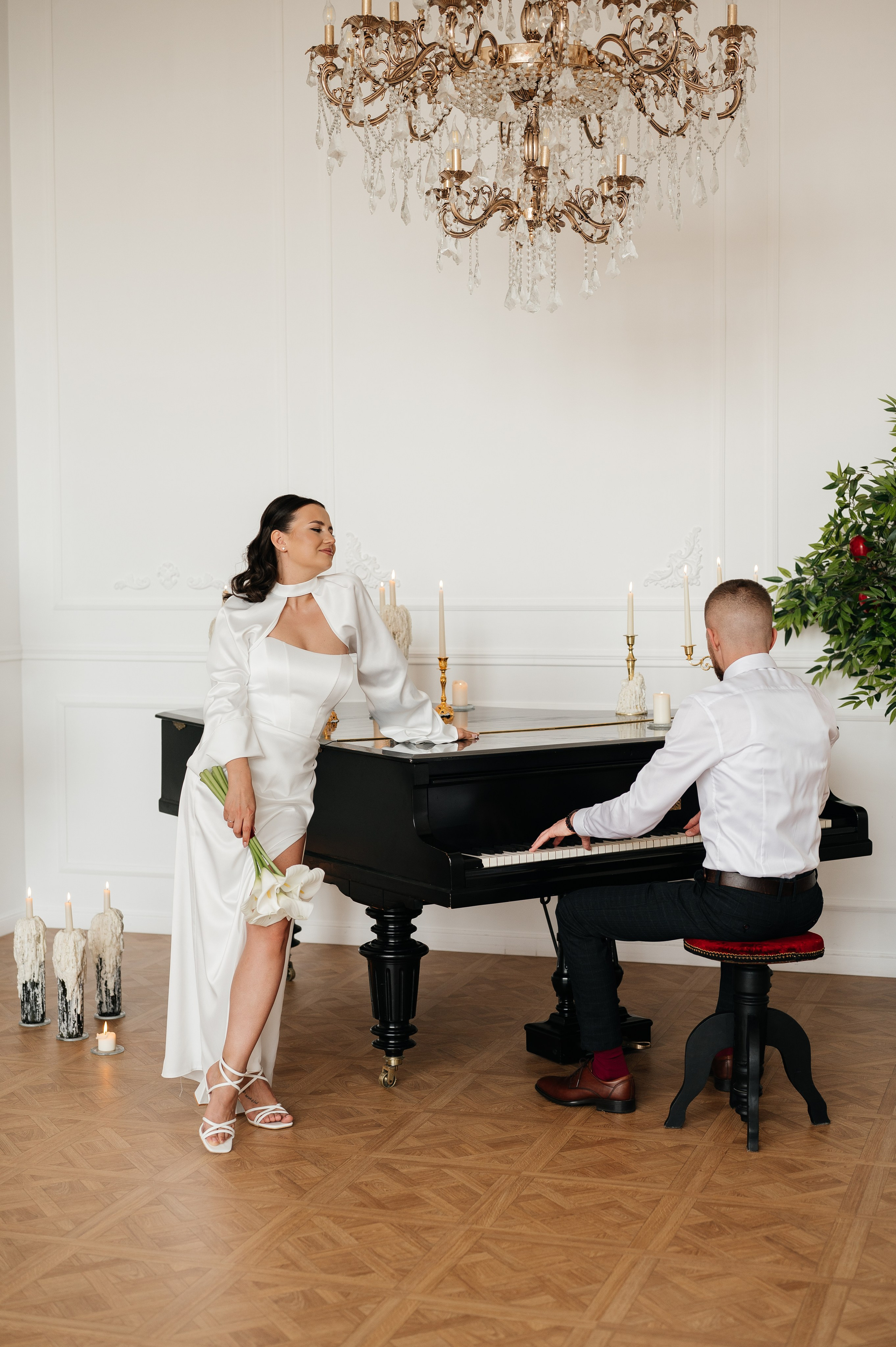 Свадебная фотосессия в студии. Свадебный и семейный фотограф в Краснодаре Алина Мельник