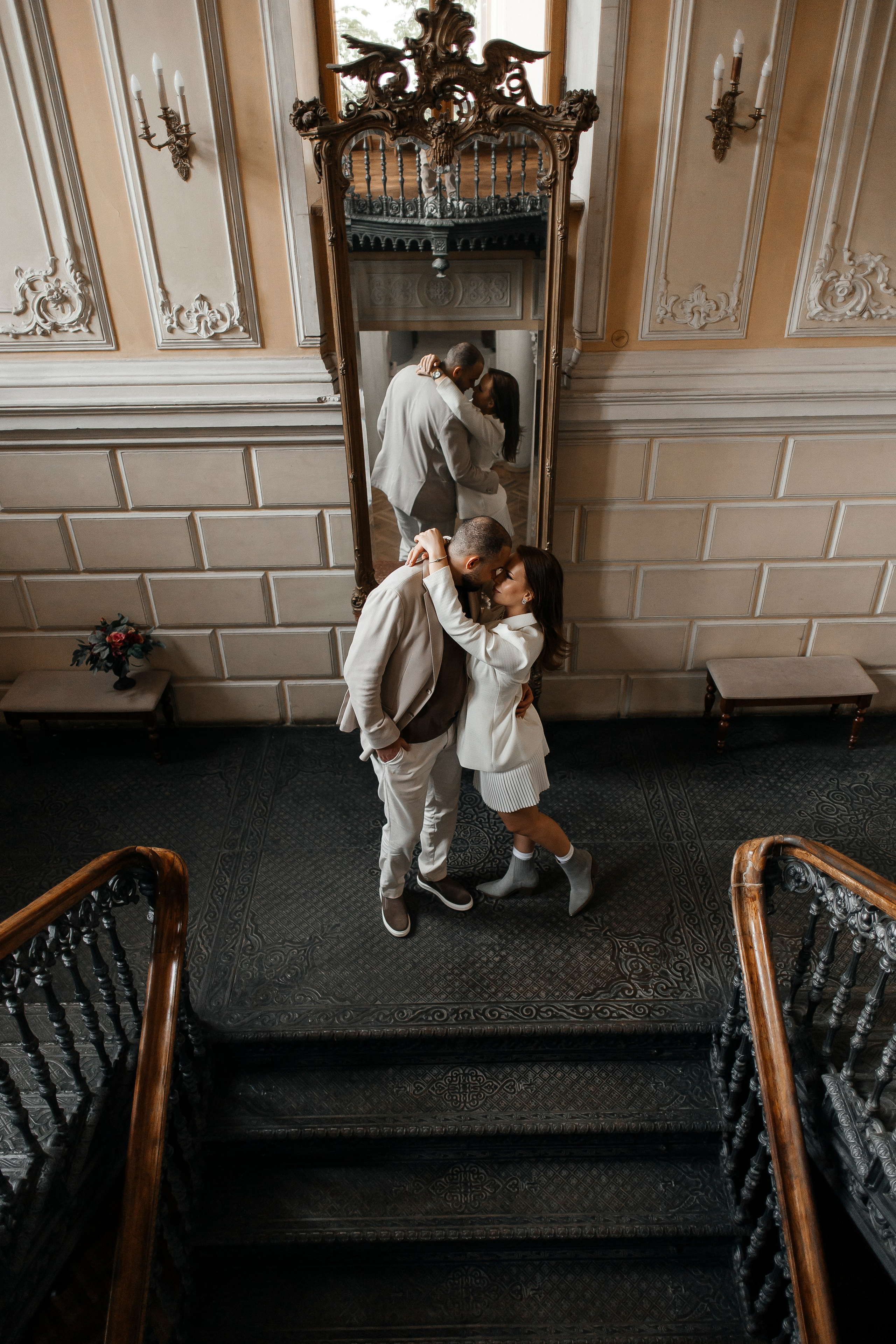 Анастасия и Мостафа (библиотека + прогулка). Фотограф в Москве Екатерина Потапова