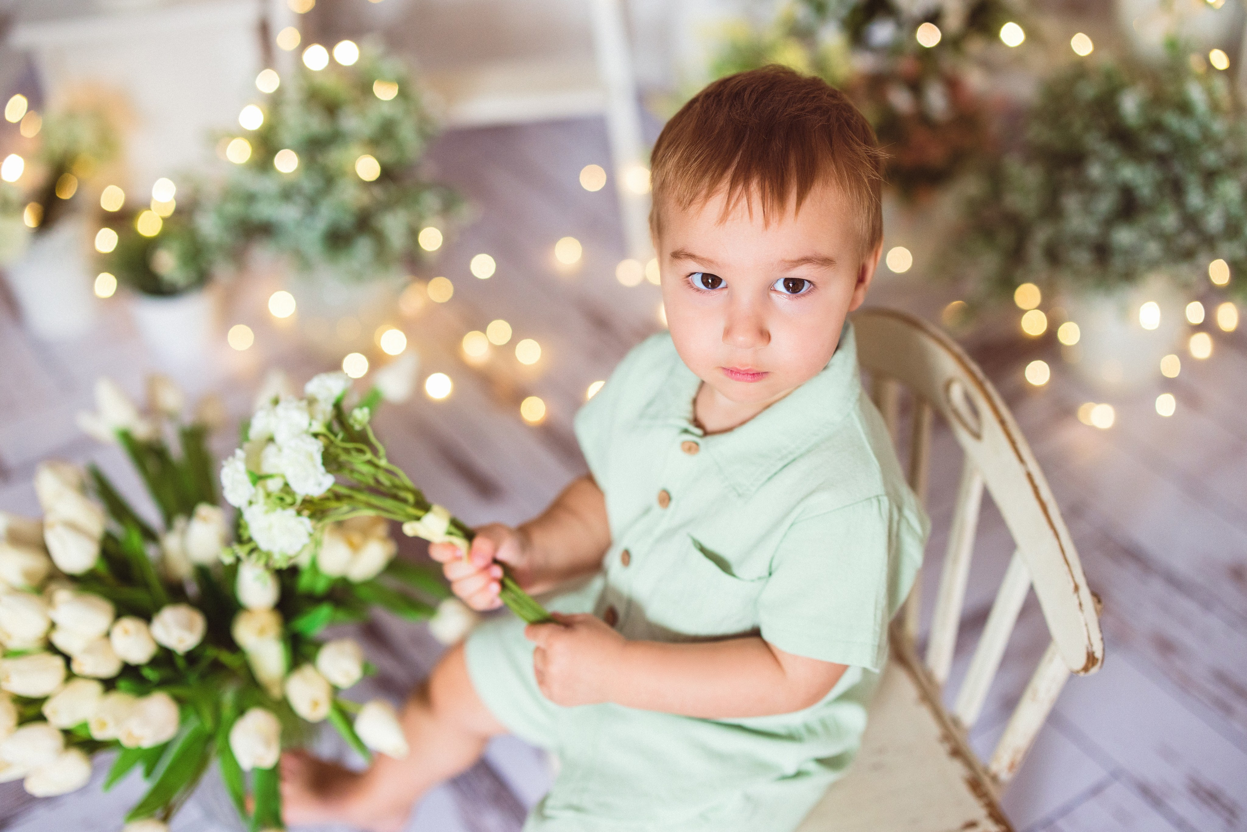 Детская фотосессия к 8 марта в фотостудии г. Краснодара. Семейный и детский фотограф в Краснодаре Анна Трашкова