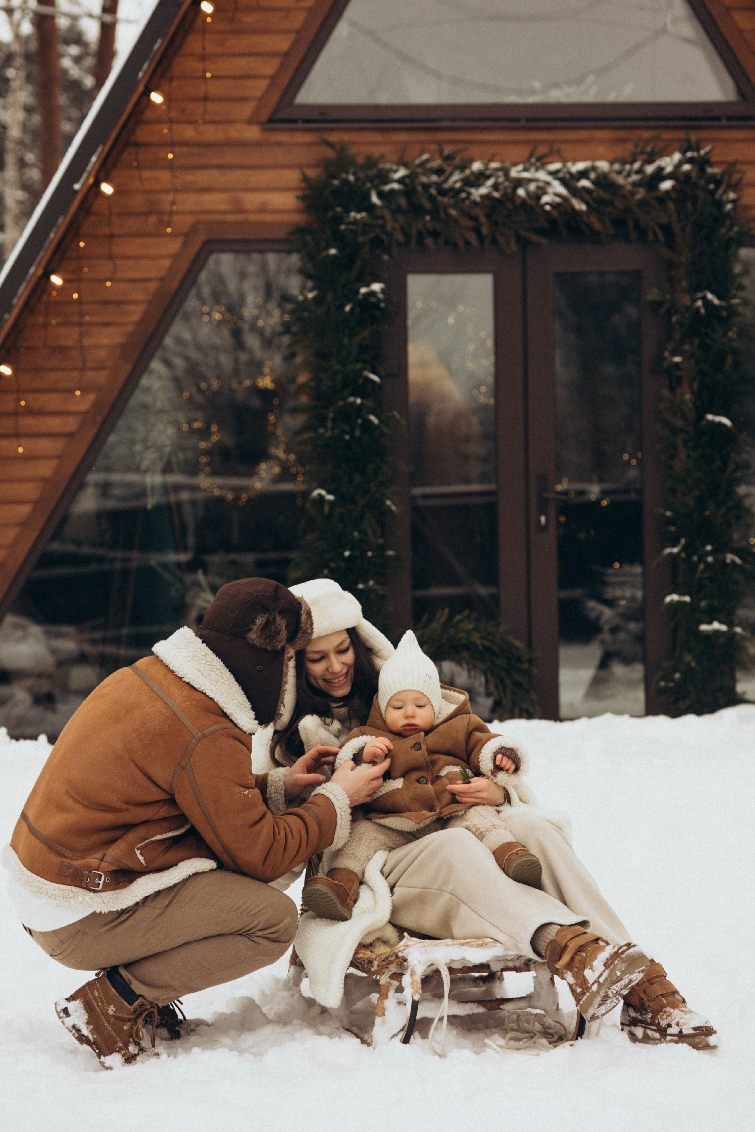 Одним снежным днем!. Семейный фотограф Москва