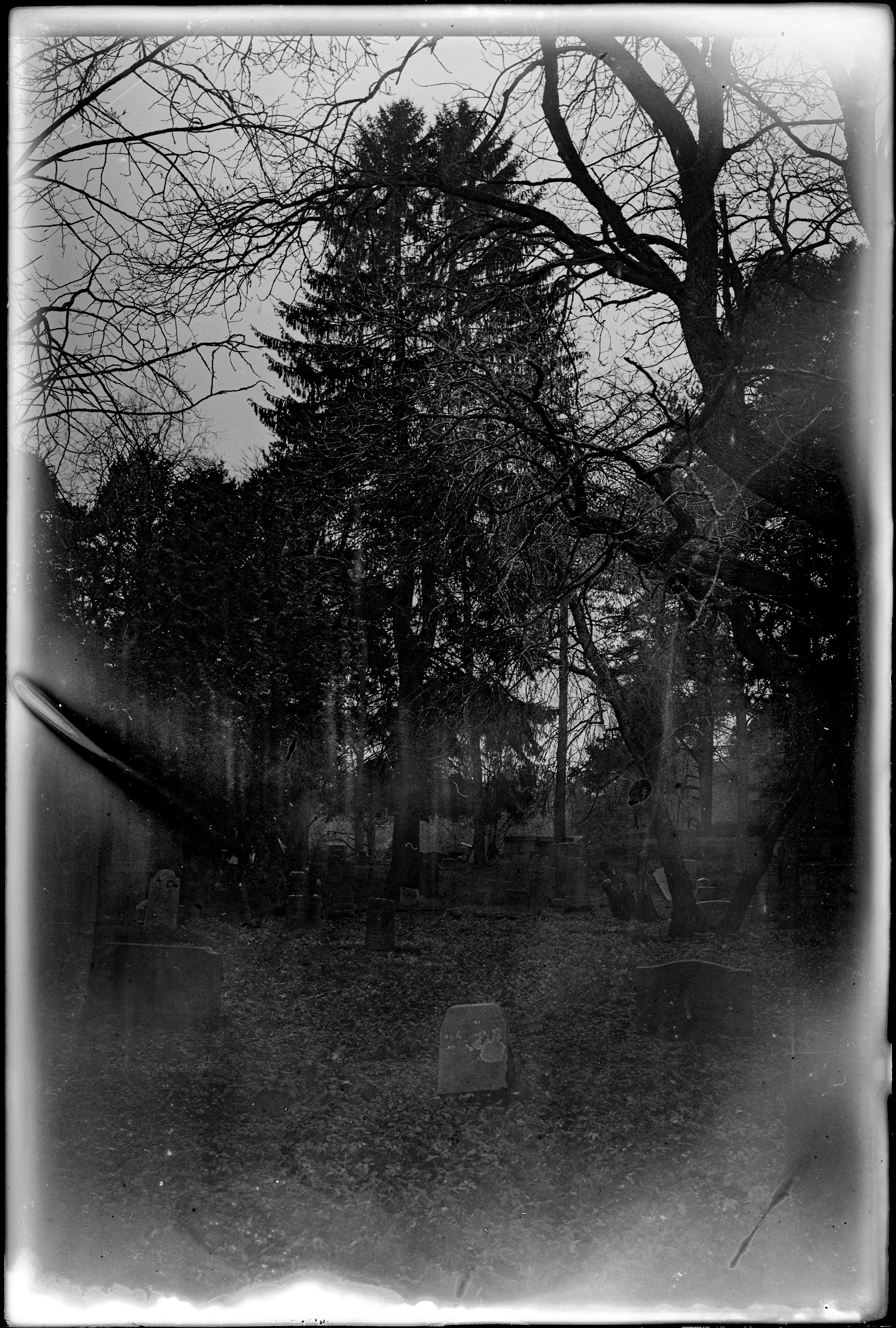 Glass plates. Darkroom aesthetics