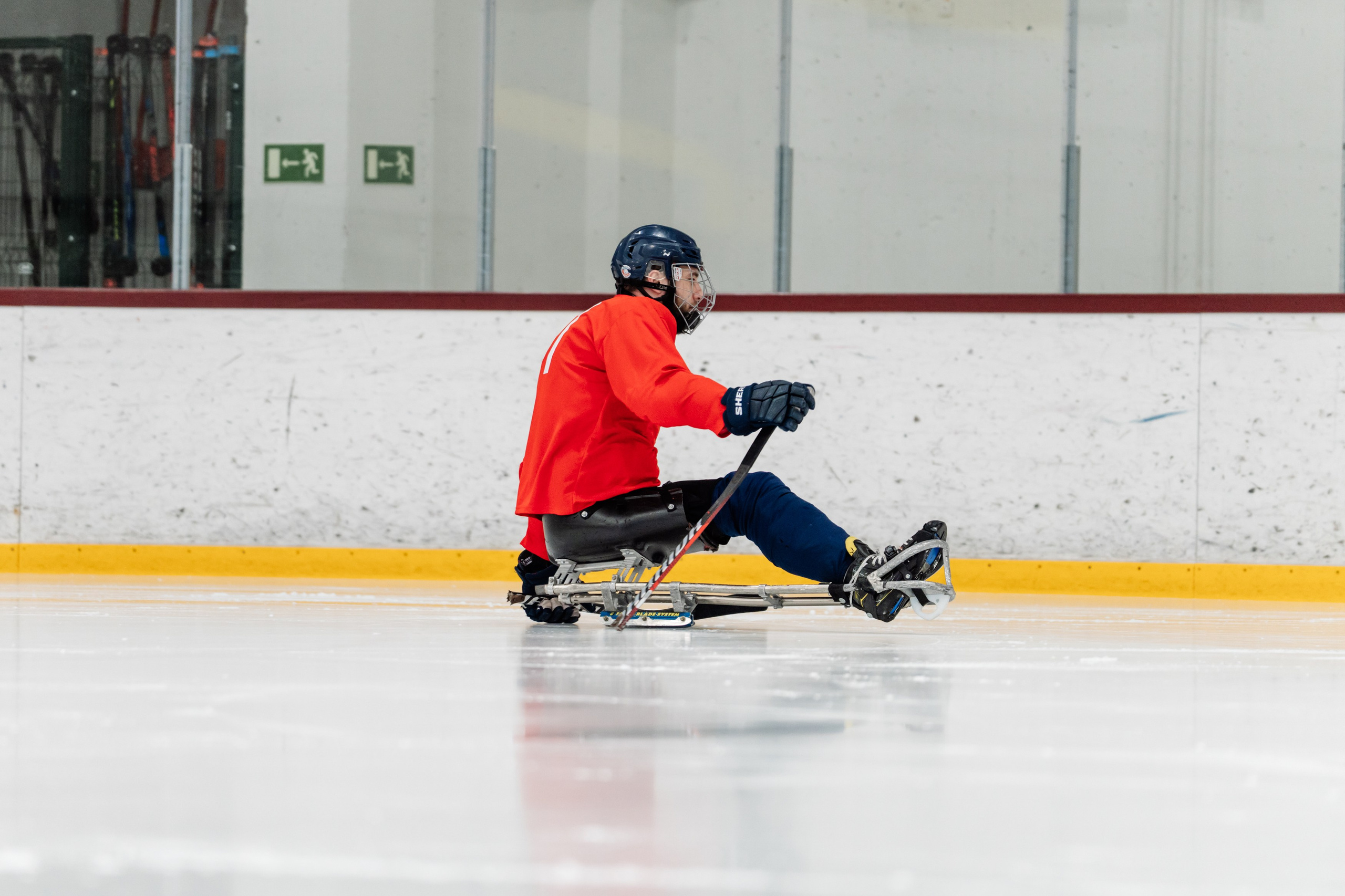 Игра в следж хоккей приуроченная 23.02.26 в арене Сталкер