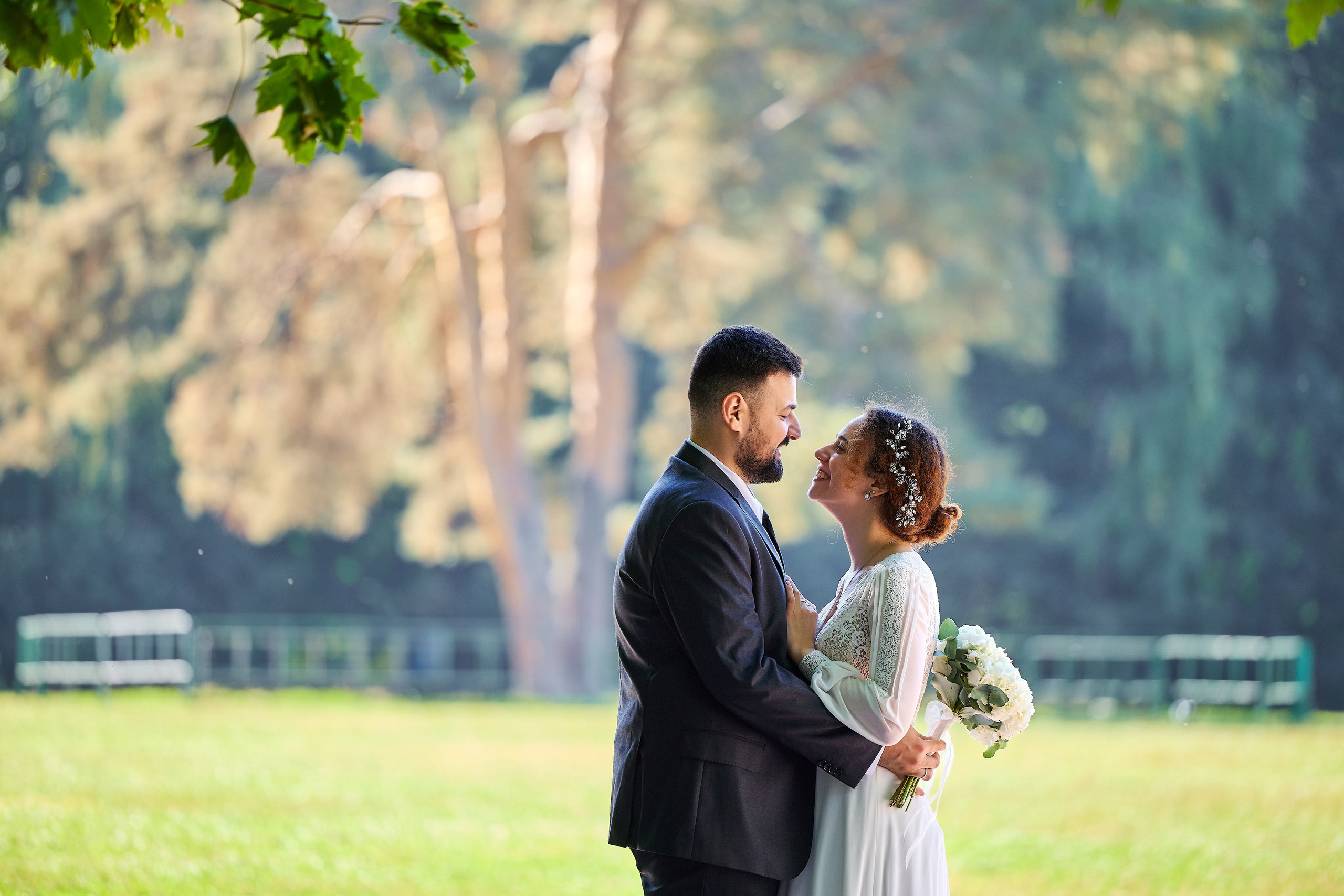 Свадебная фотосессия Царицыно. Свадебный фотограф Сергей Колбинский