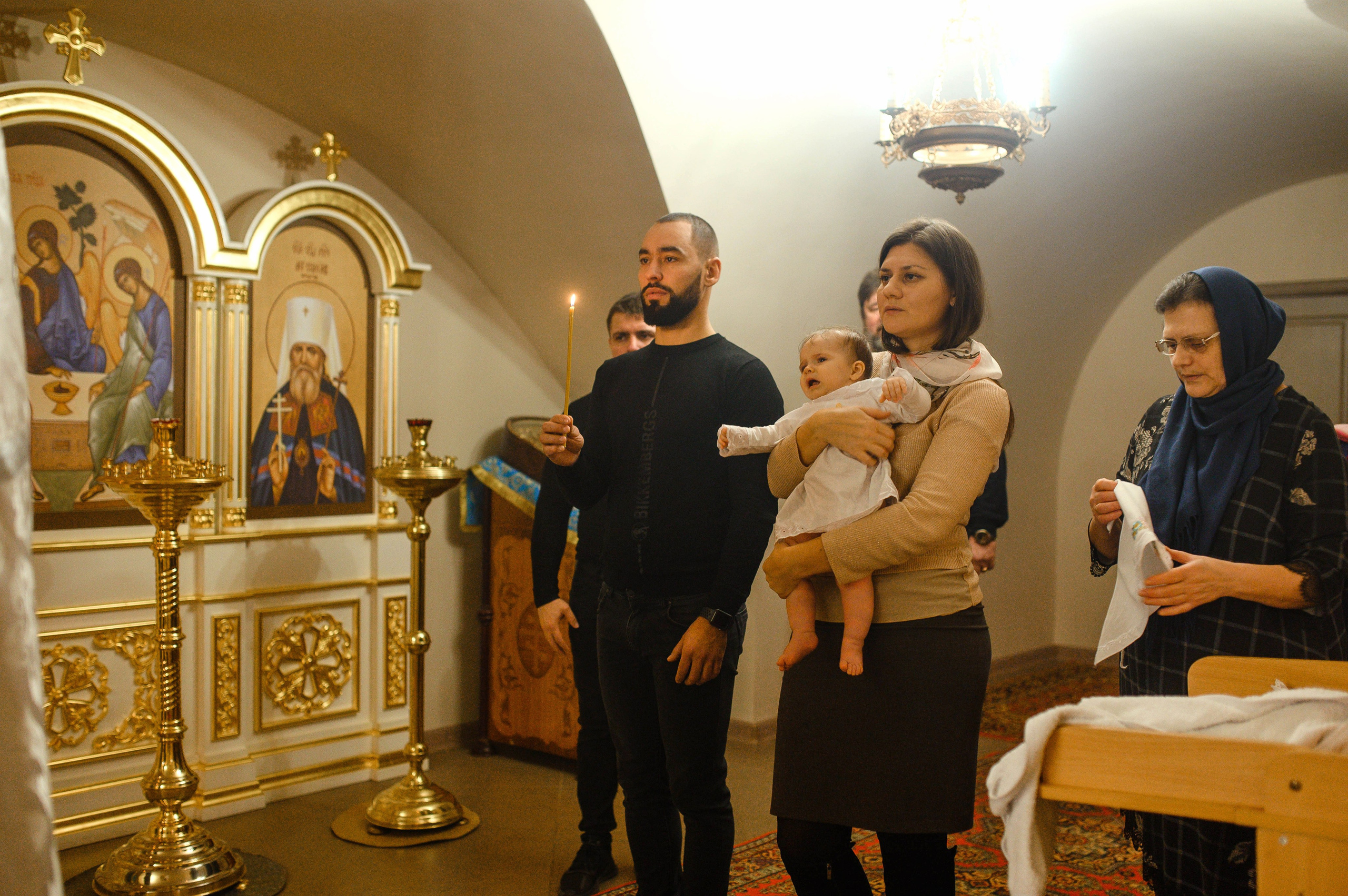 Крещение Лизы. Успенский собор. Свадебный и семейный Фотограф в Пензе Татьяна Лапоногова