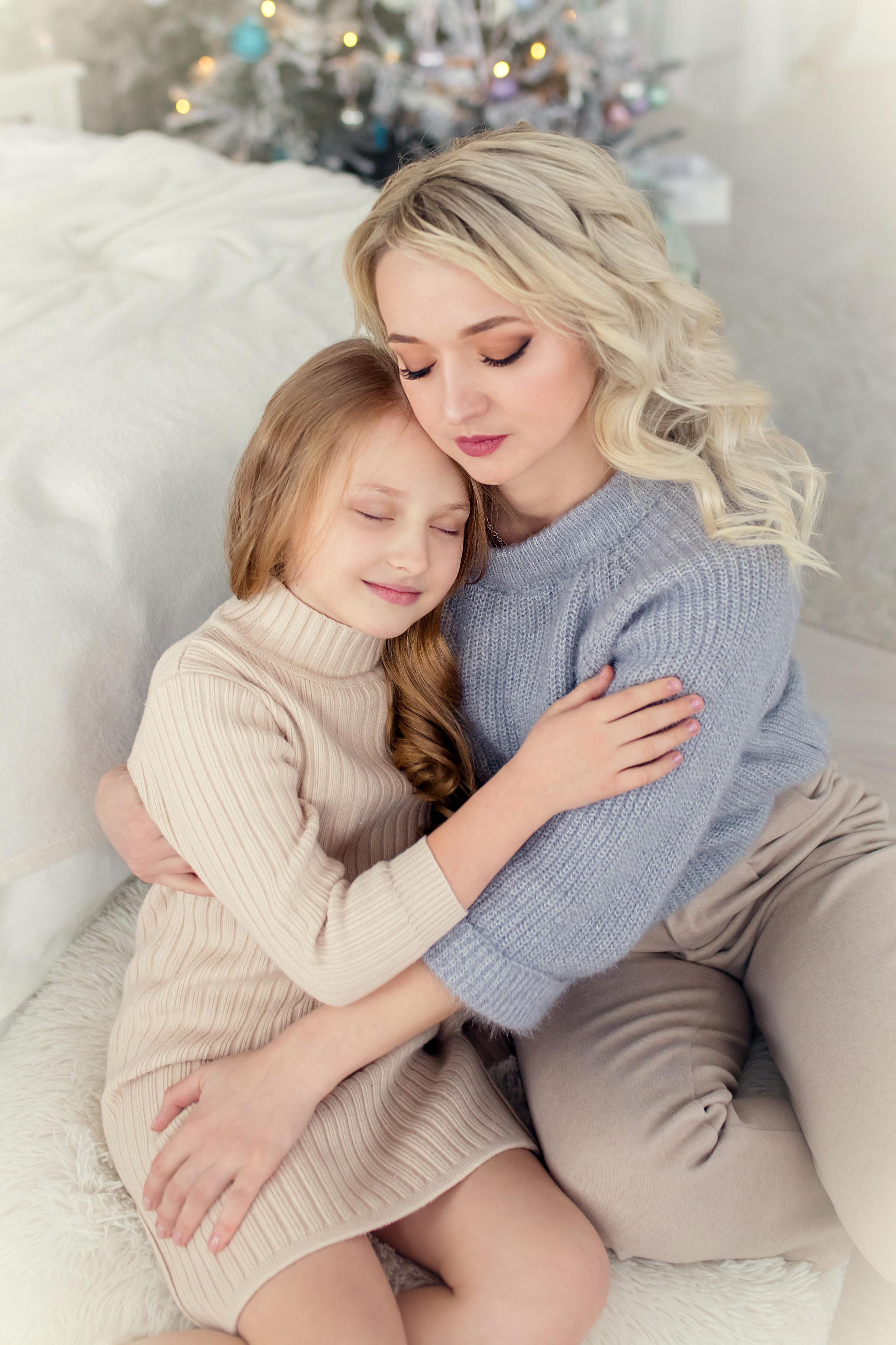 Новогодняя съёмка Тани и ЛИНЫ