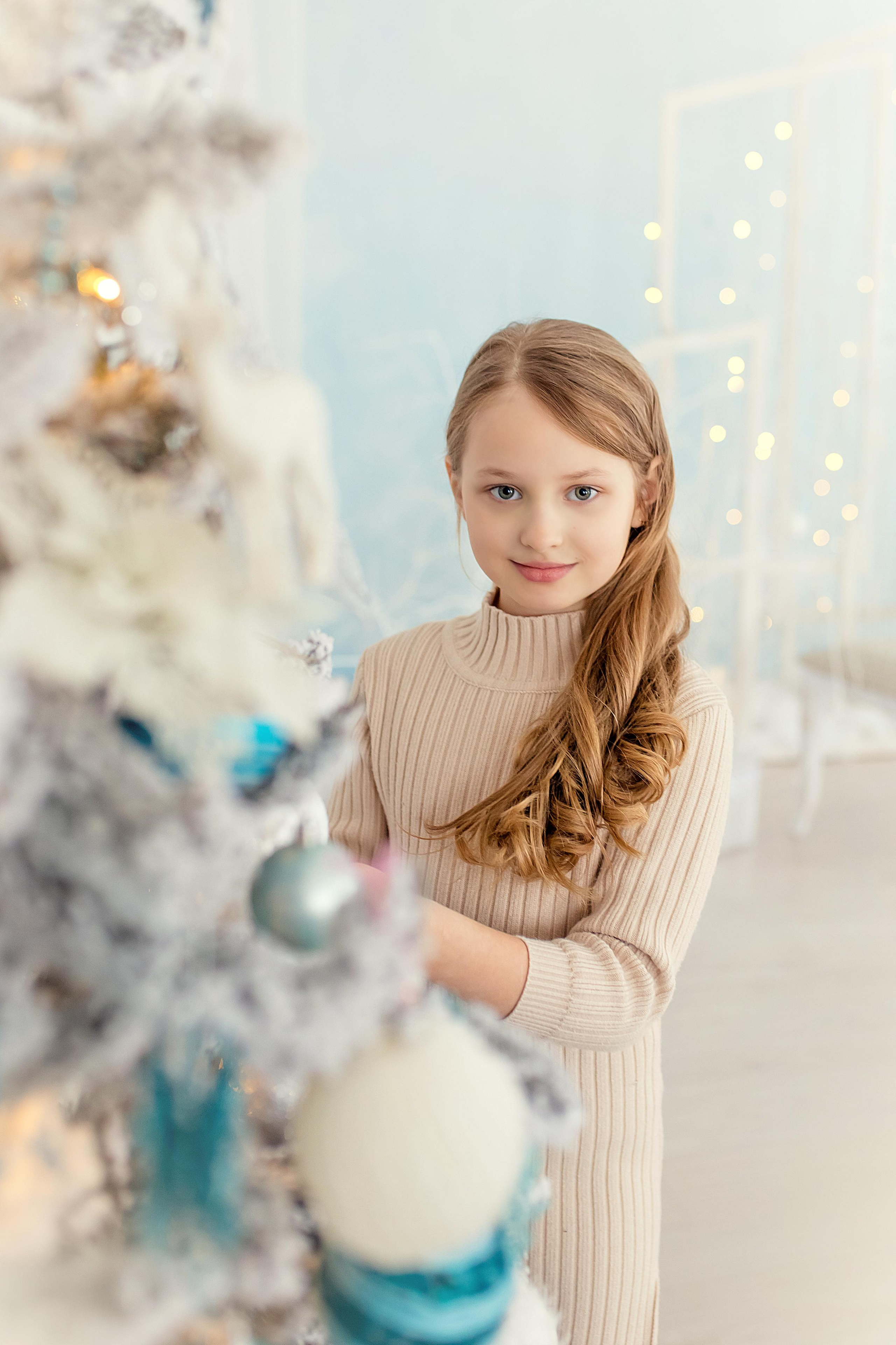 Новогодняя съёмка Тани и ЛИНЫ