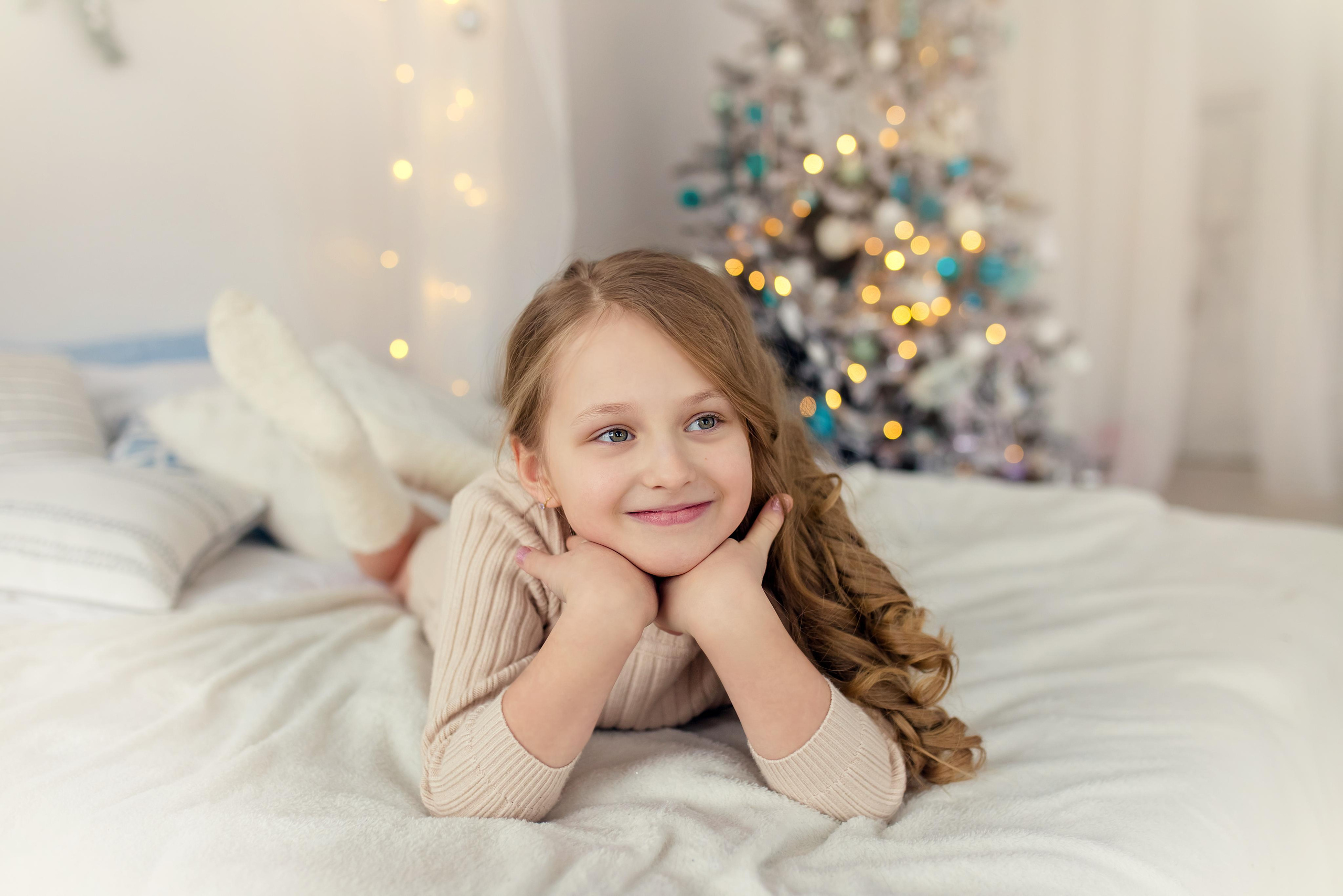 Новогодняя съёмка Тани и ЛИНЫ