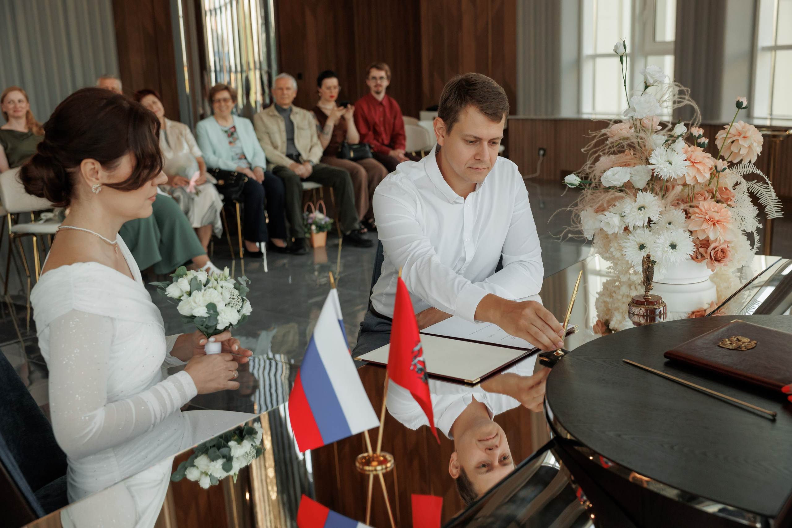 Митинский ЗАГС и Архангельское. Свадебный и репортажный фотограф (Москва, Королев и другие)