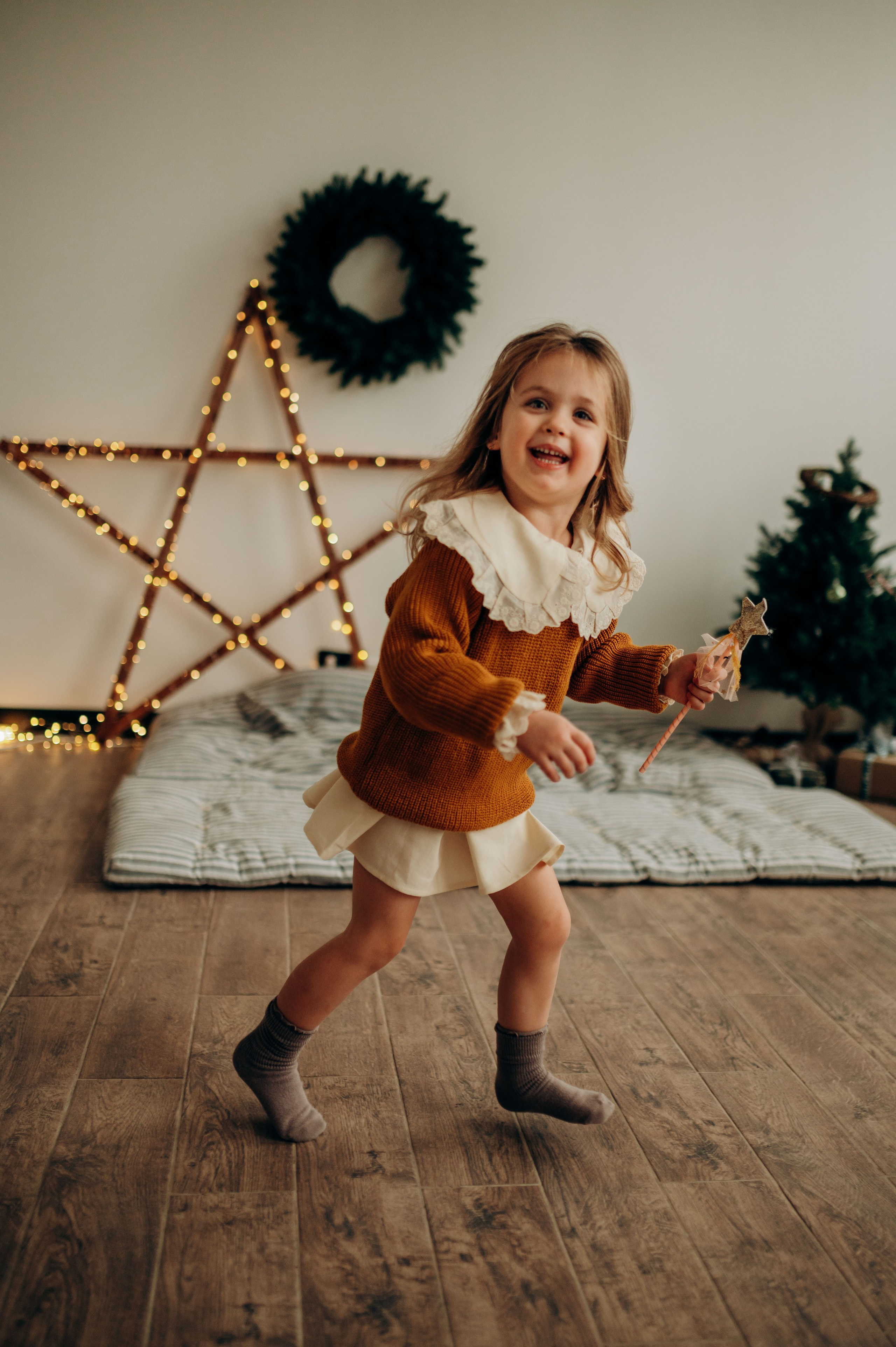 Семейная новогодняя фотосессия в студии. Семейный фотограф в Домодедово и Москве Елена Пичугина