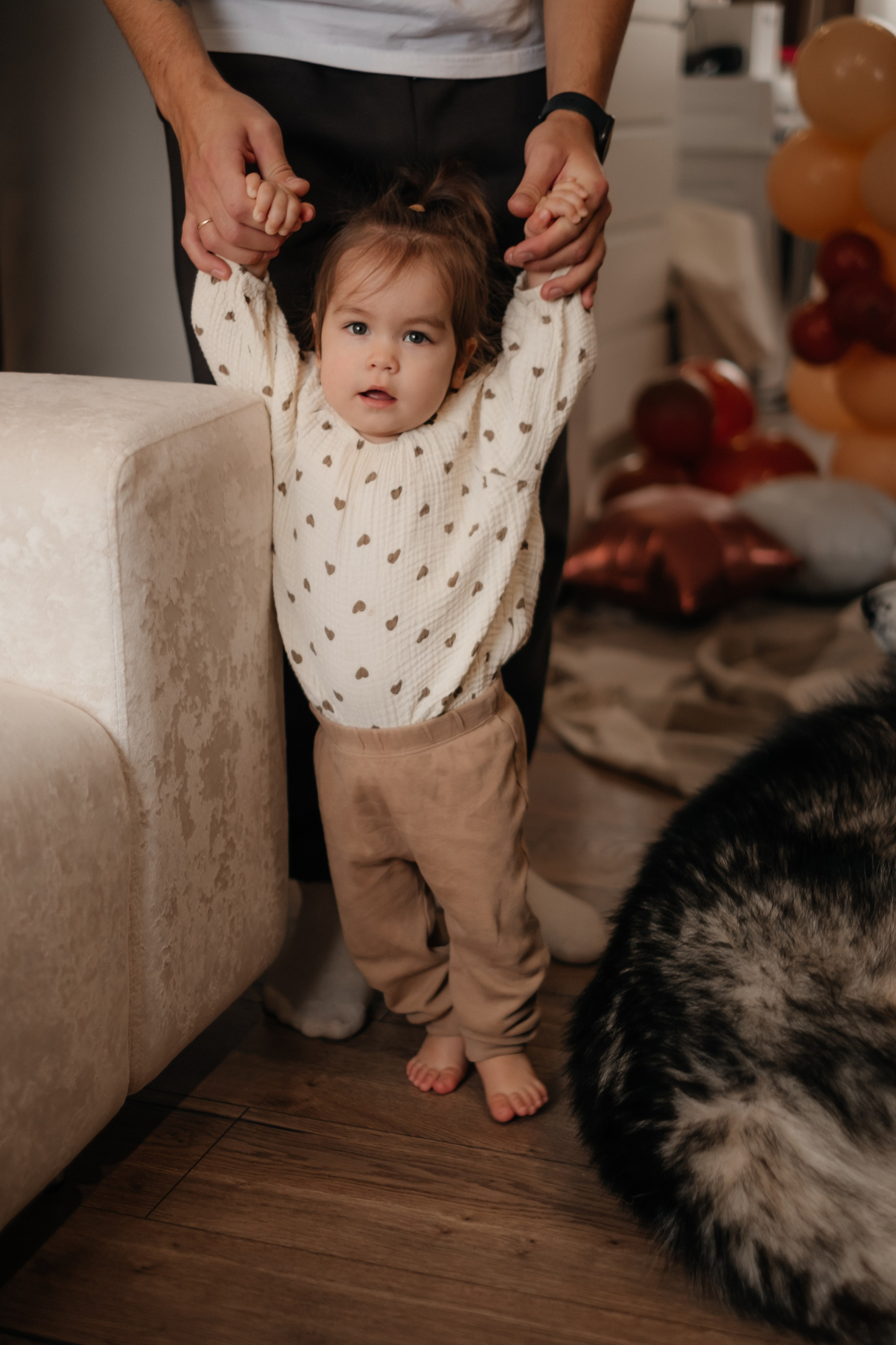 Катя, Саша и Еся | домашняя съемка. Фотограф в Новосибирске Диана Ильиных