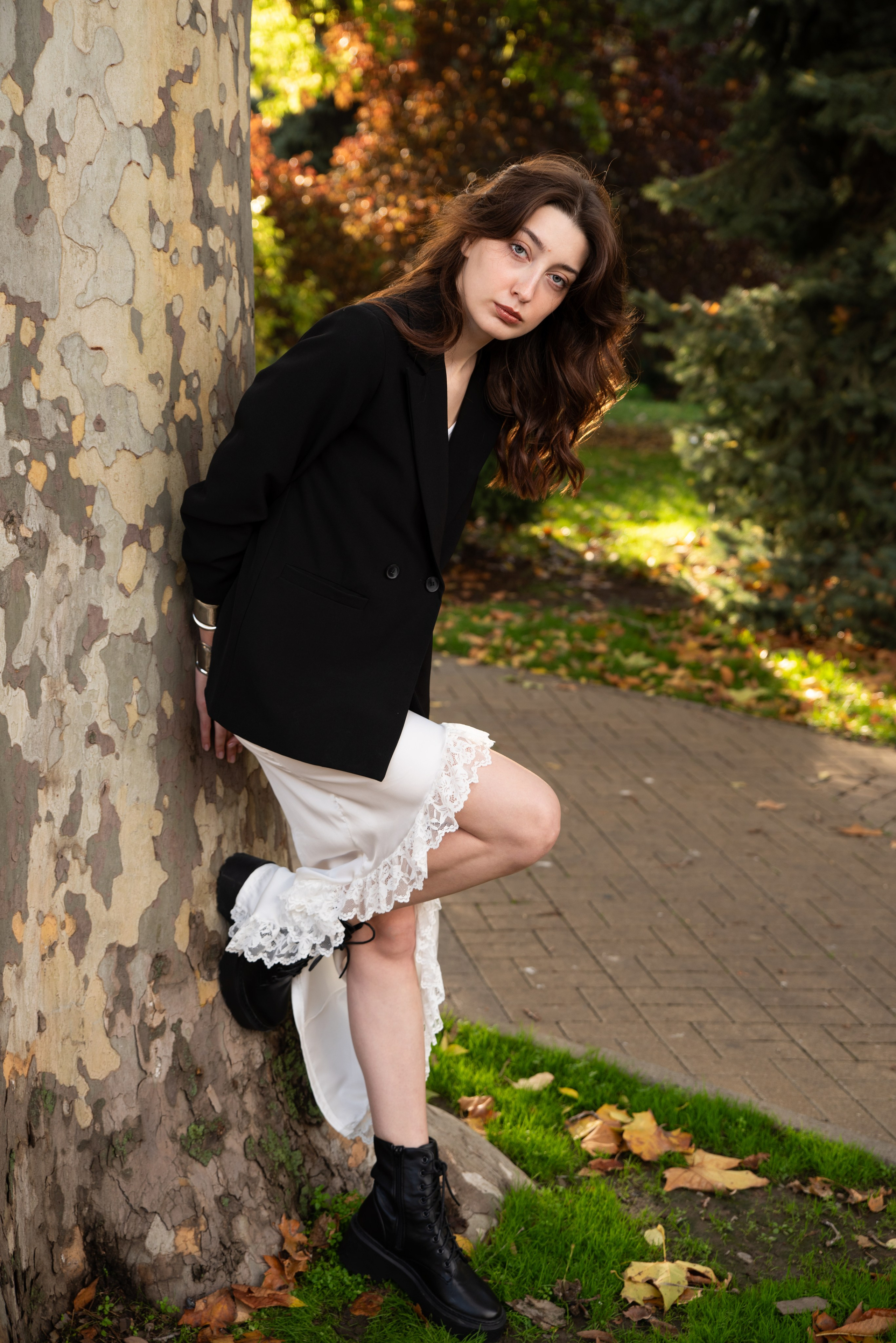 Лера осень центральный парк Краснодара. Фотограф в Краснодаре Анна Карелина