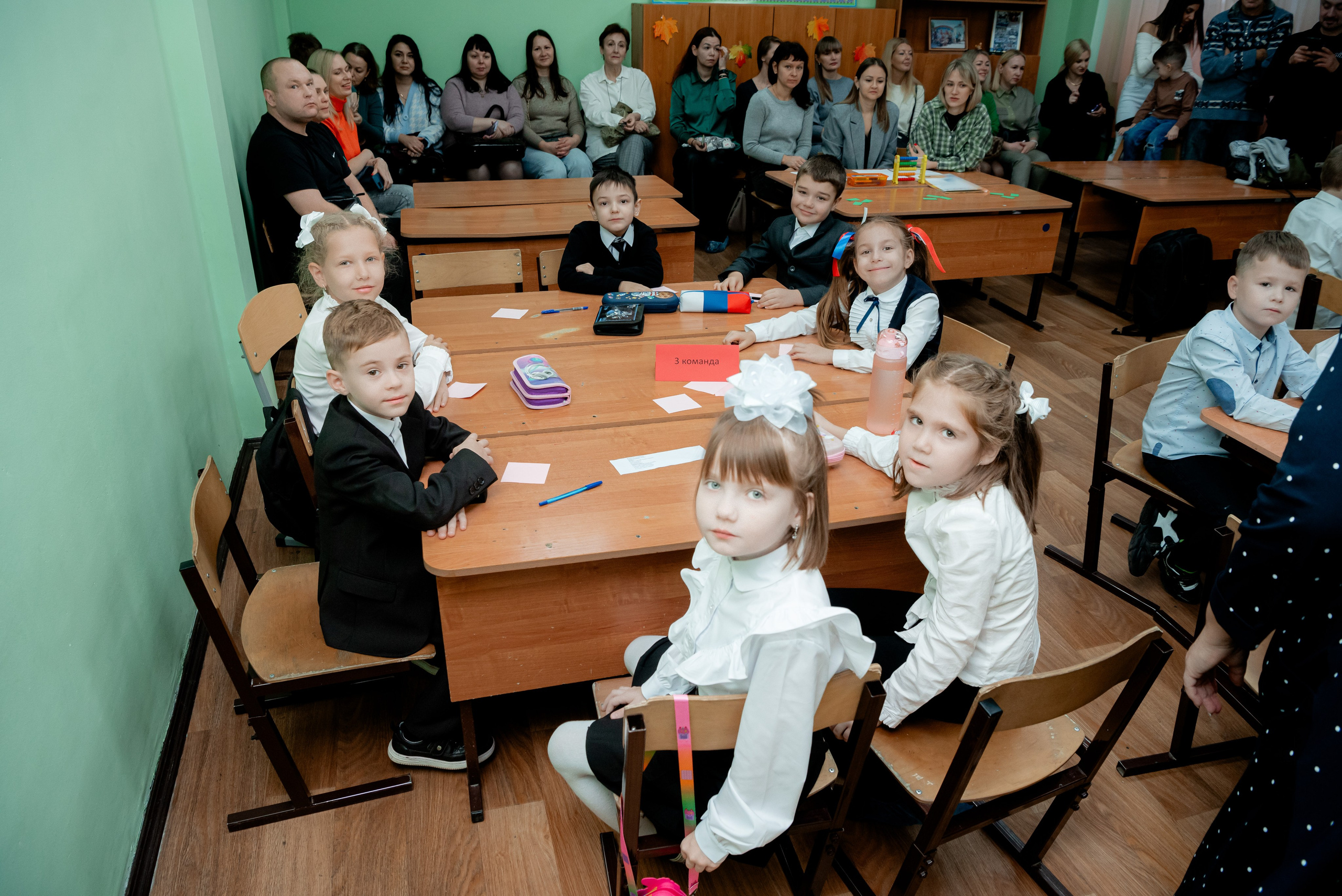 Открытый урок первоклашек в Школе. Фотограф в Волгограде и Волжском Александр Горбань