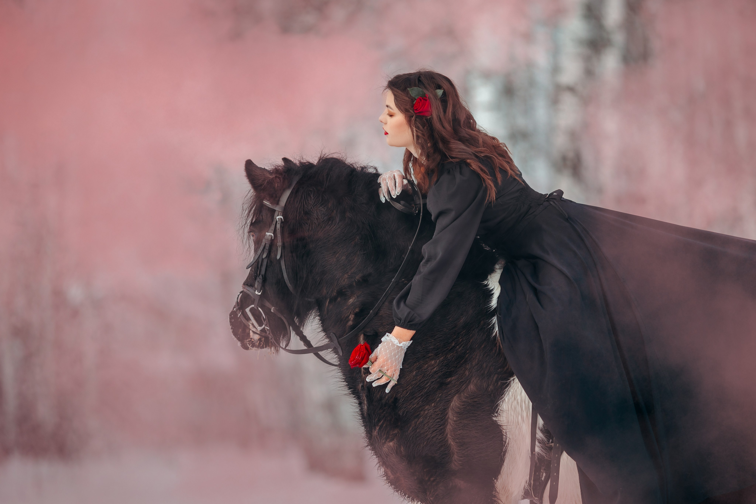 Катя и Шери. Анна Молчанова конный фотограф в Тюмени | фотосессии с лошадьми Тюмень