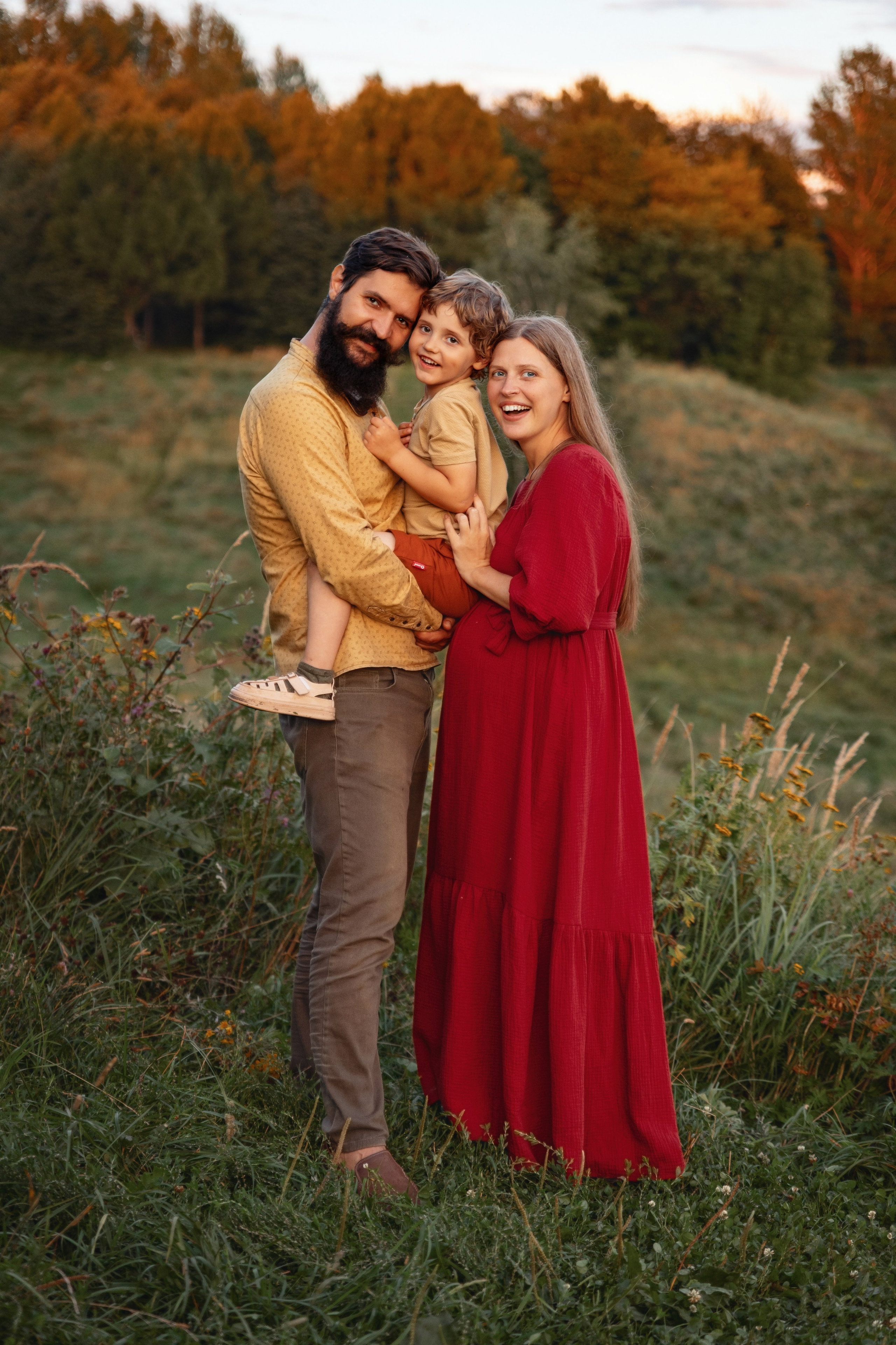 Семейная съемка в парке. Семейный фотограф в Москве Трубинова Екатерина