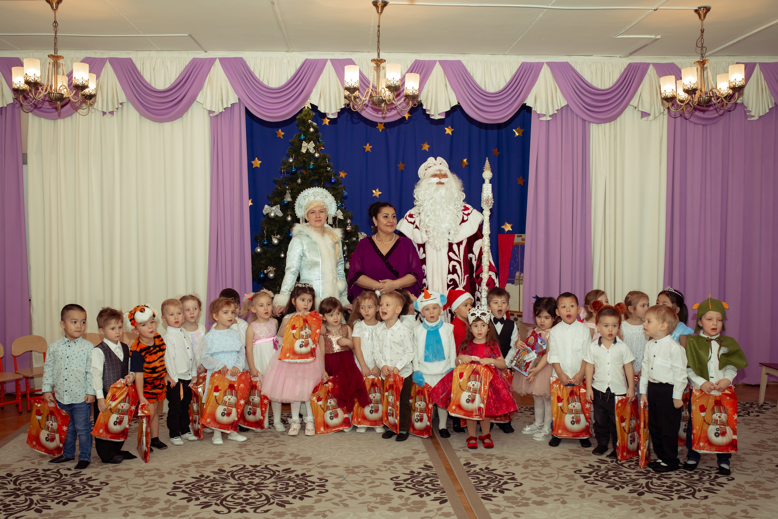 Новогодний утренник в детском саду. Семейный и детский фотограф в Москве Дорогова Екатерина