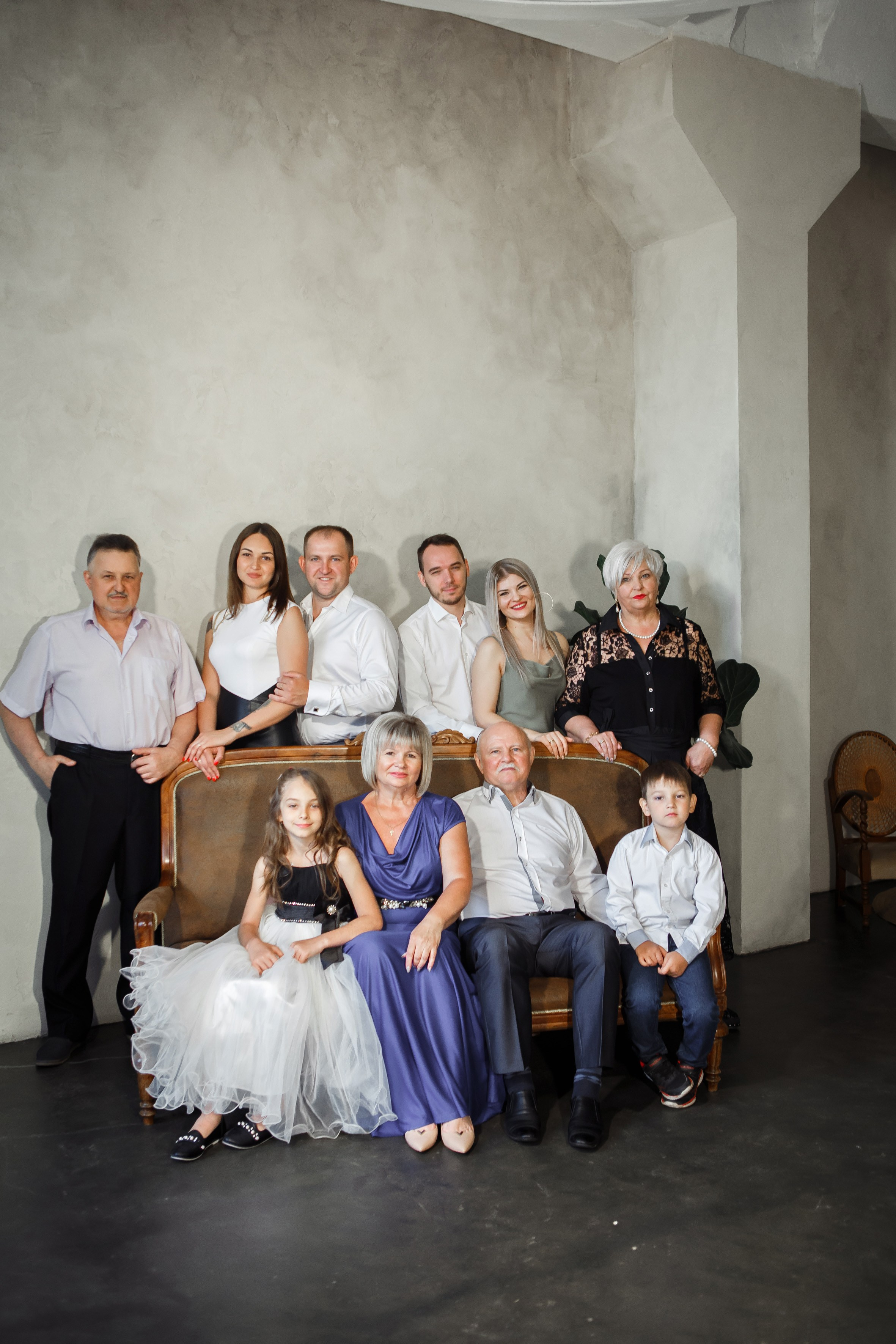 Очень большая семья, личные и парные портреты. Свадебный и портретный Фотограф в Липецке Дмитрий Котюков
