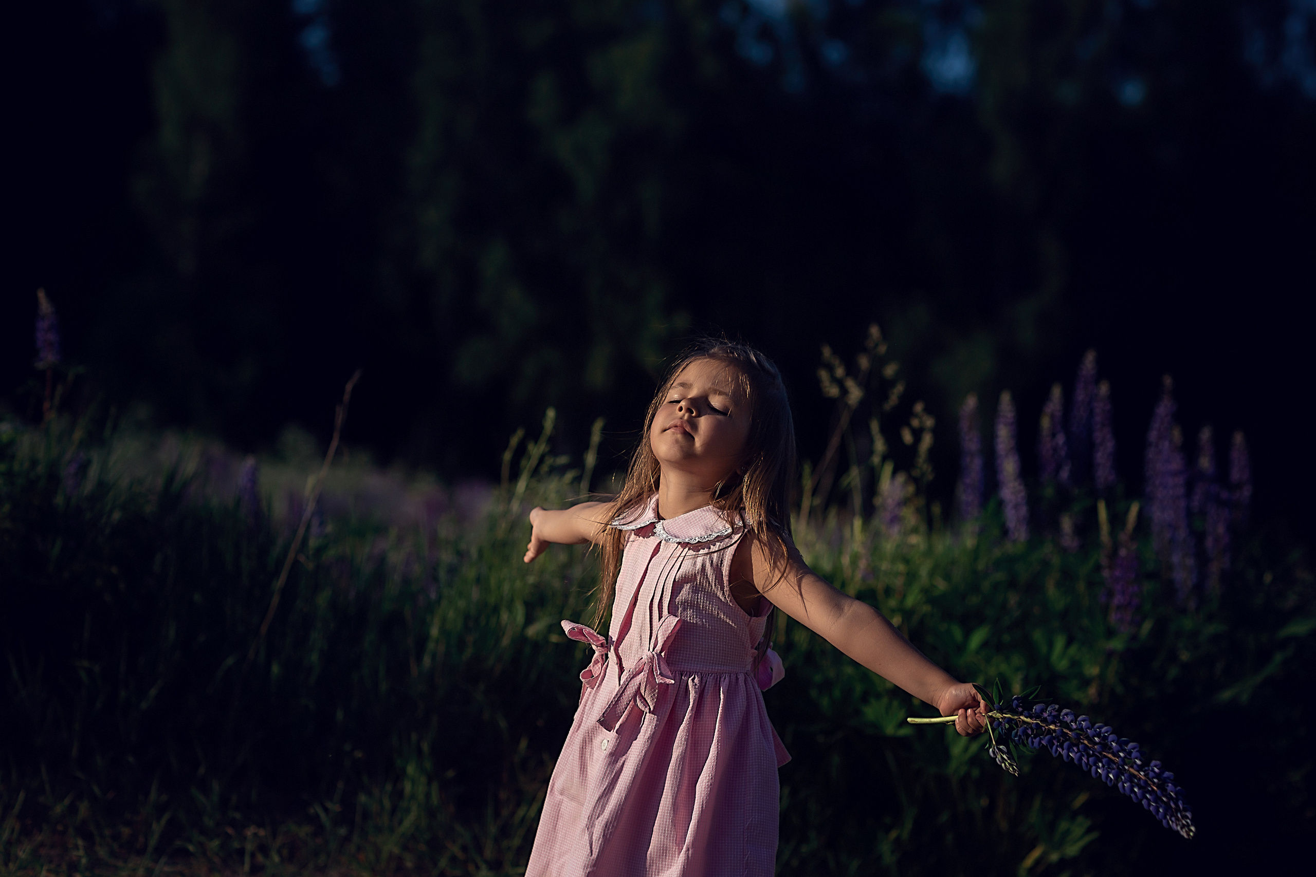 В люпинах_2023. Семейный фотограф в Санкт-Петербурге