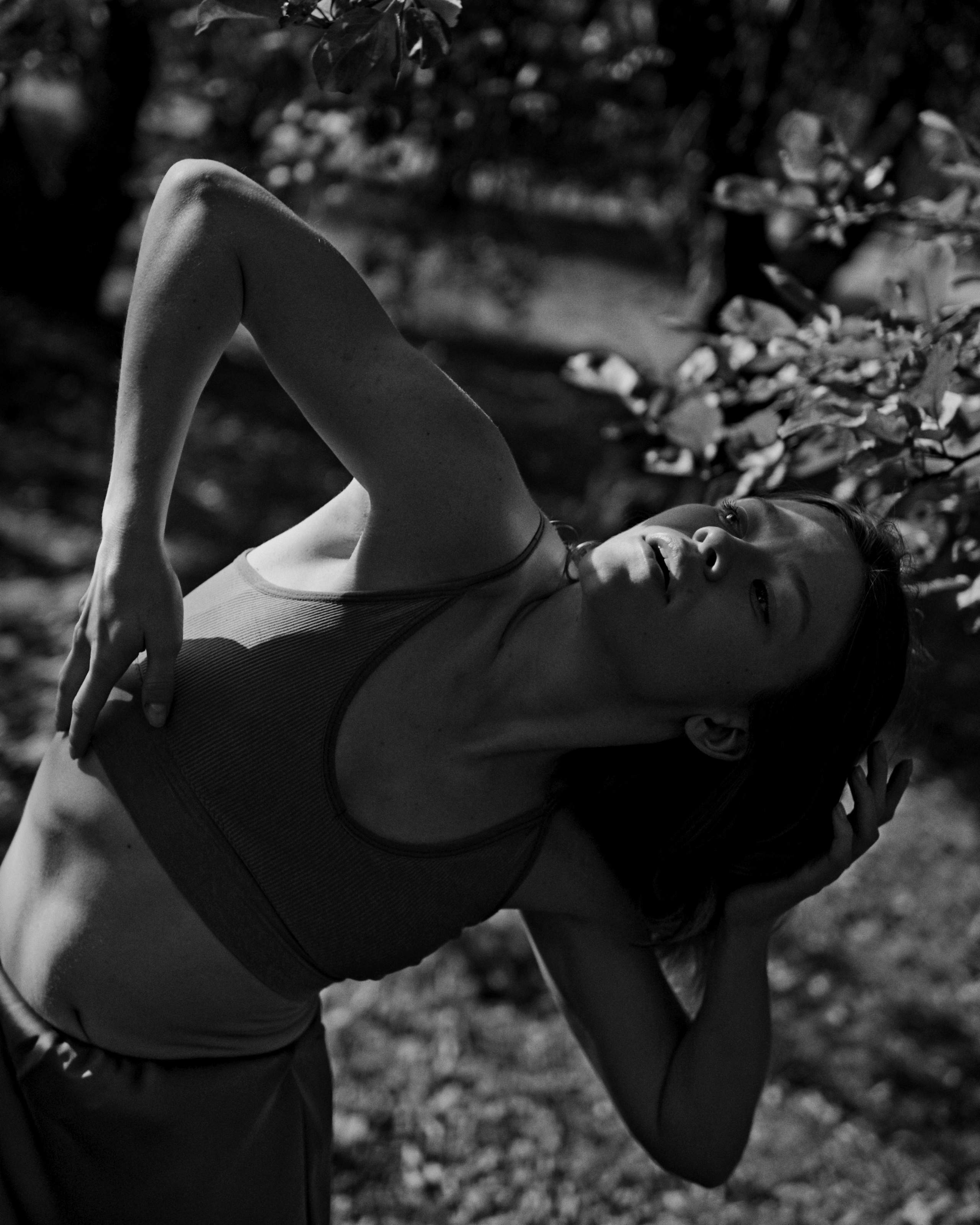 Dancing in the shade of trees