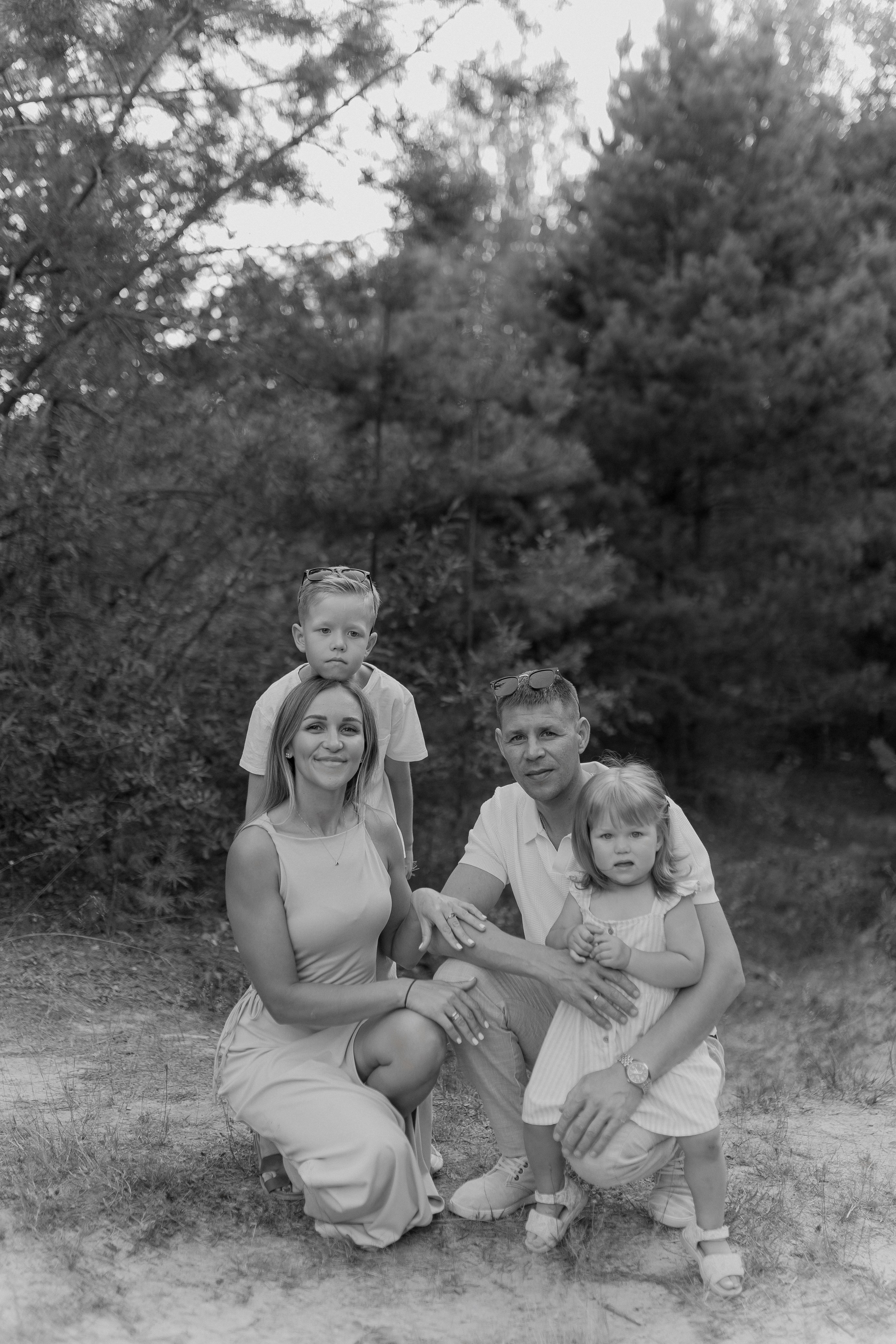 Алексей, Мария, Ваня и Варя. Фотограф Татьяна Семенова