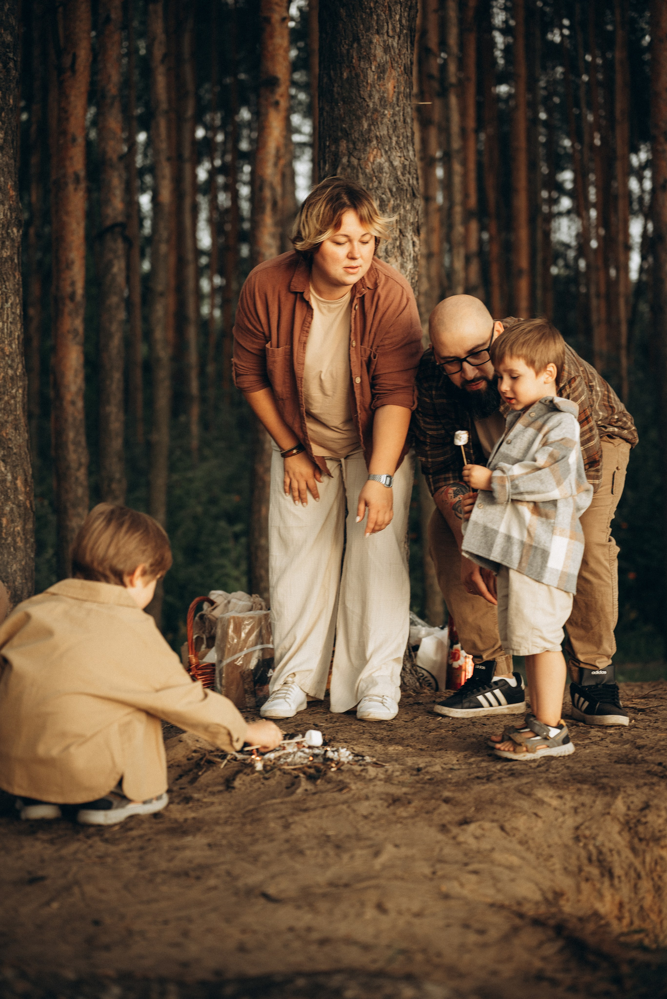 Летним вечером…. Семейный фотограф в Москве Дарья Пузикова