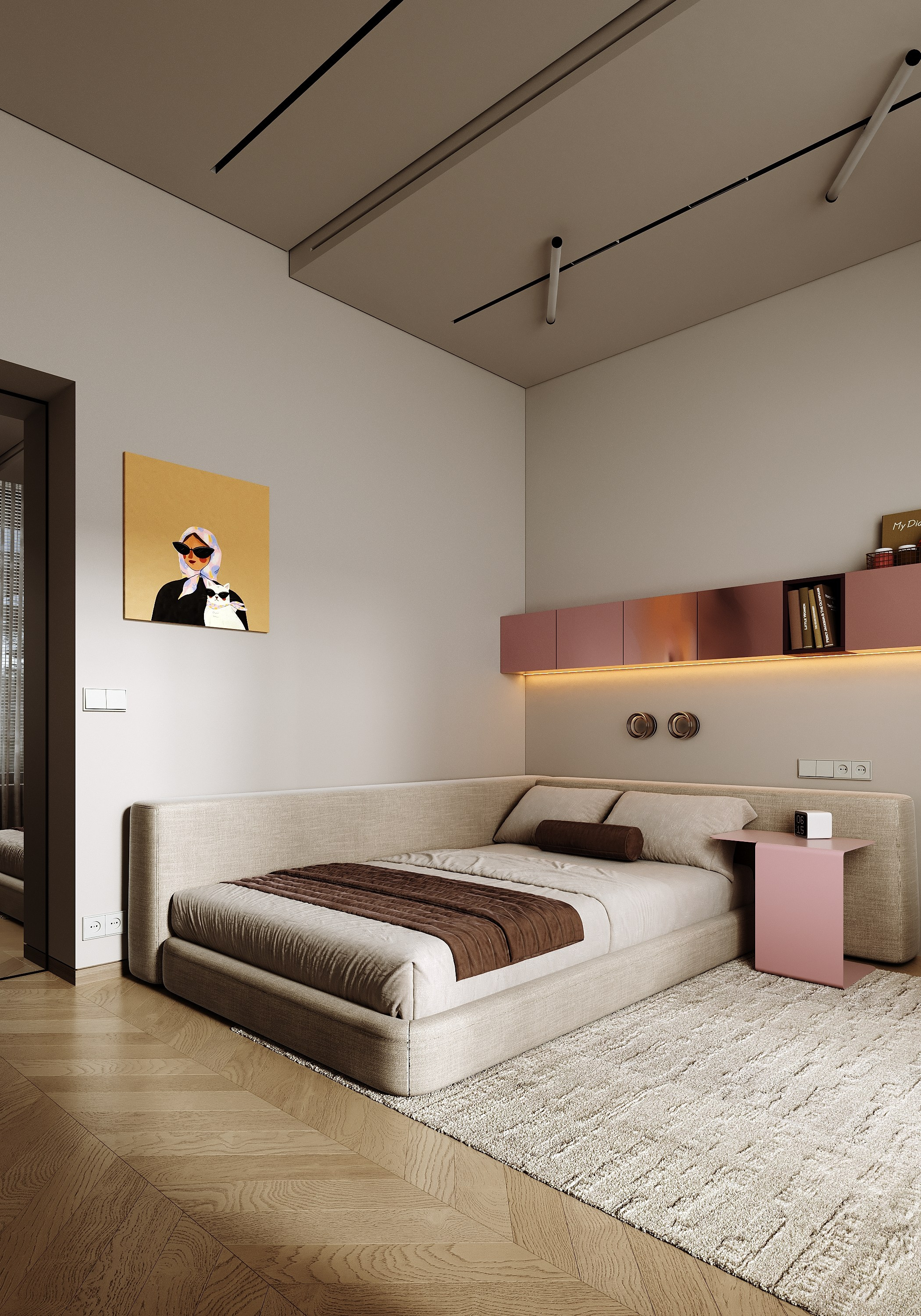 Частный дом 160 м². Визуализации интерьера