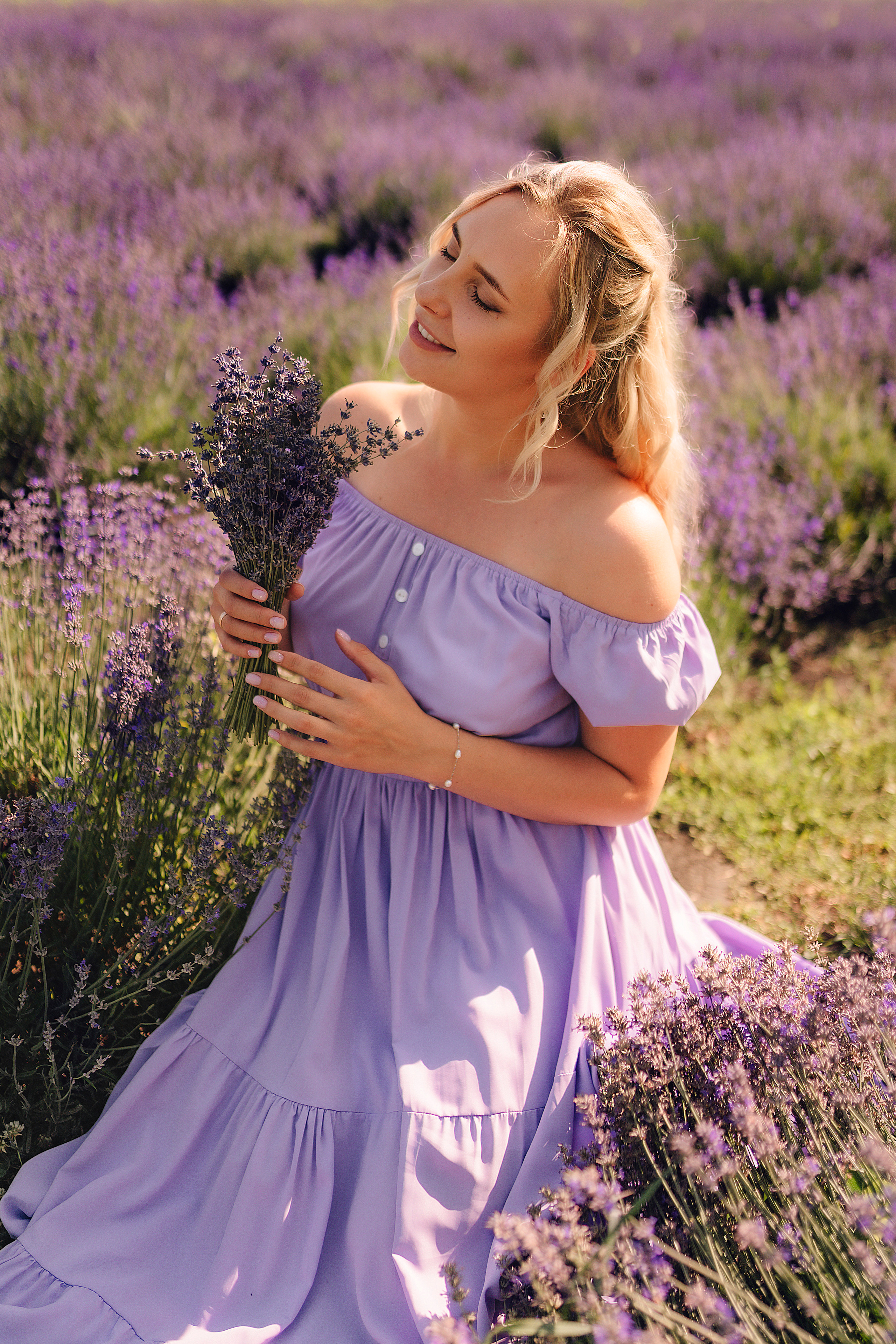 Дарья | Лавандовое поле. Фотограф Карина Шмулёва. Воронеж и область