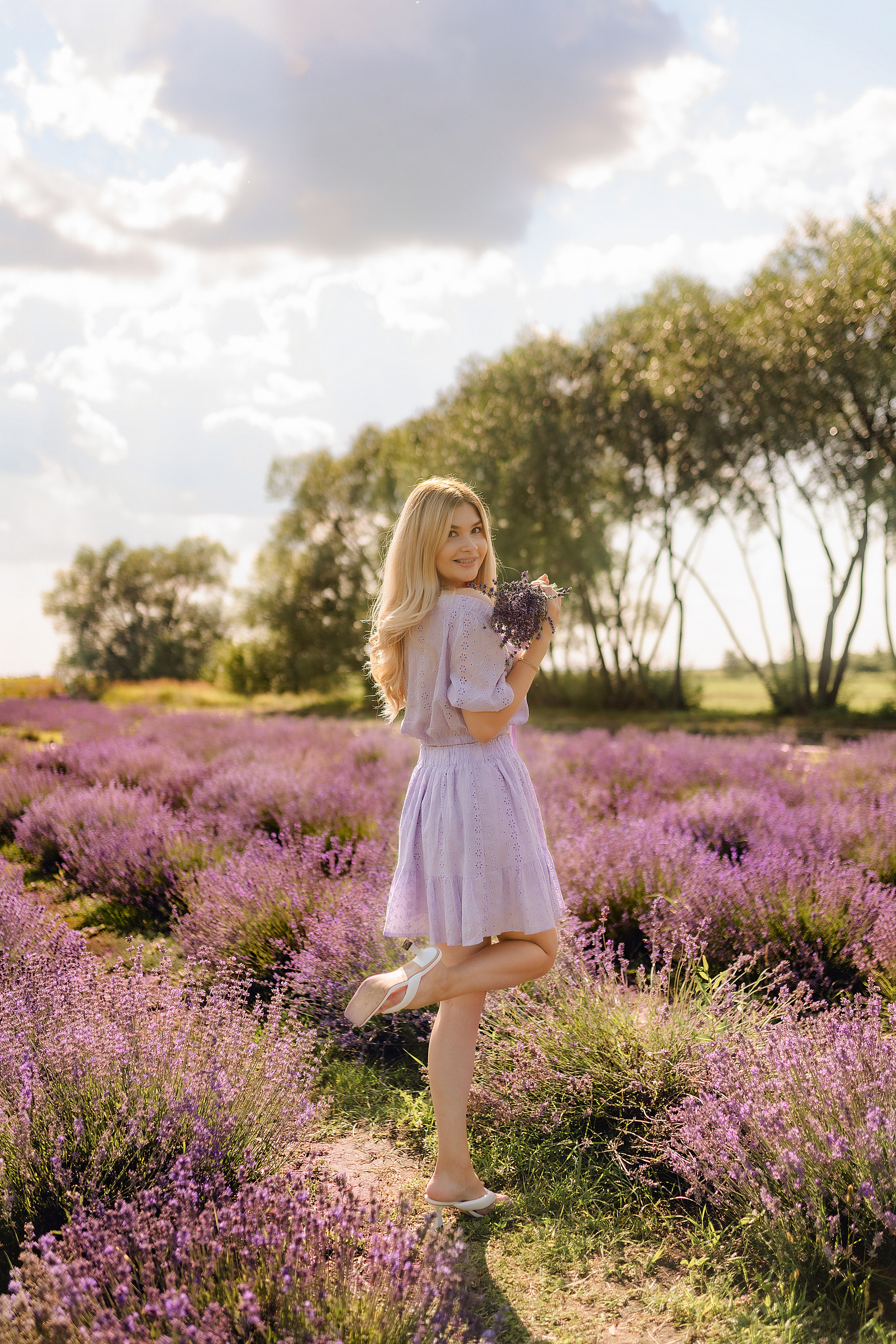 Алина | Лавандовое поле. Фотограф Карина Шмулёва. Воронеж и область