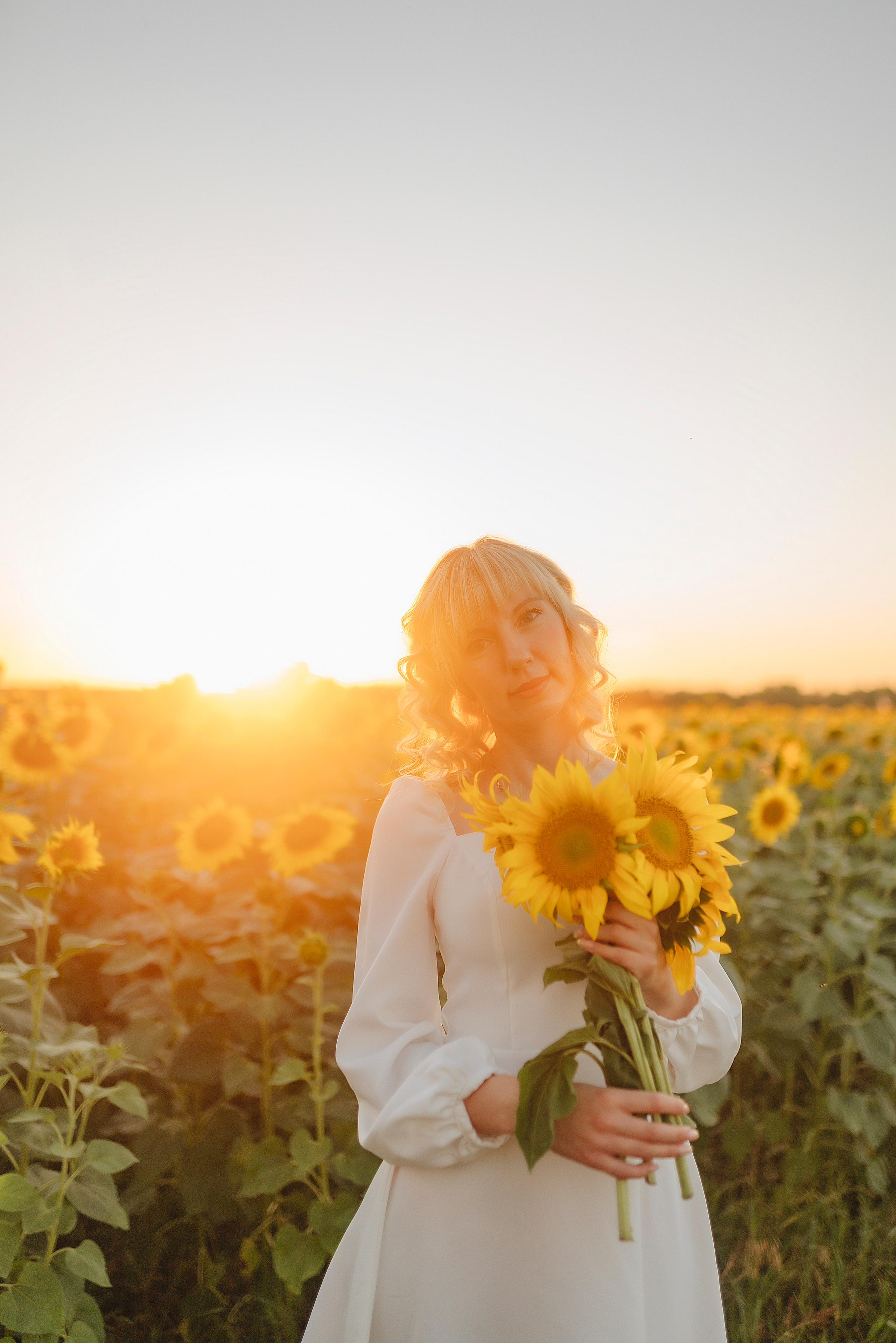 Анастасия | Съёмка в подсолнухах. Фотограф Карина Шмулёва. Воронеж и область