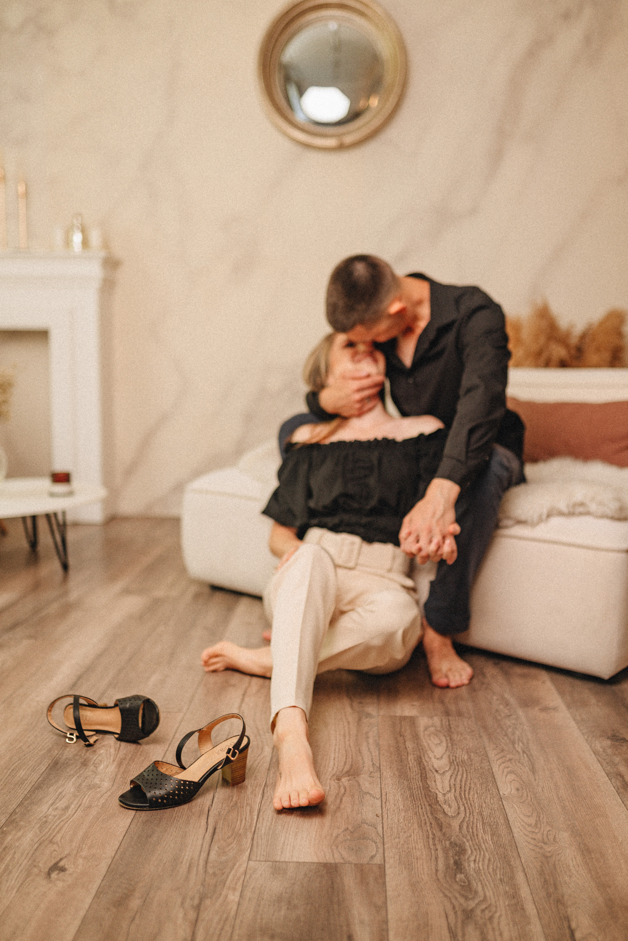 Кристина и Вадим | Съёмка в студии Portfolio. Фотограф Карина Шмулёва. Воронеж и область