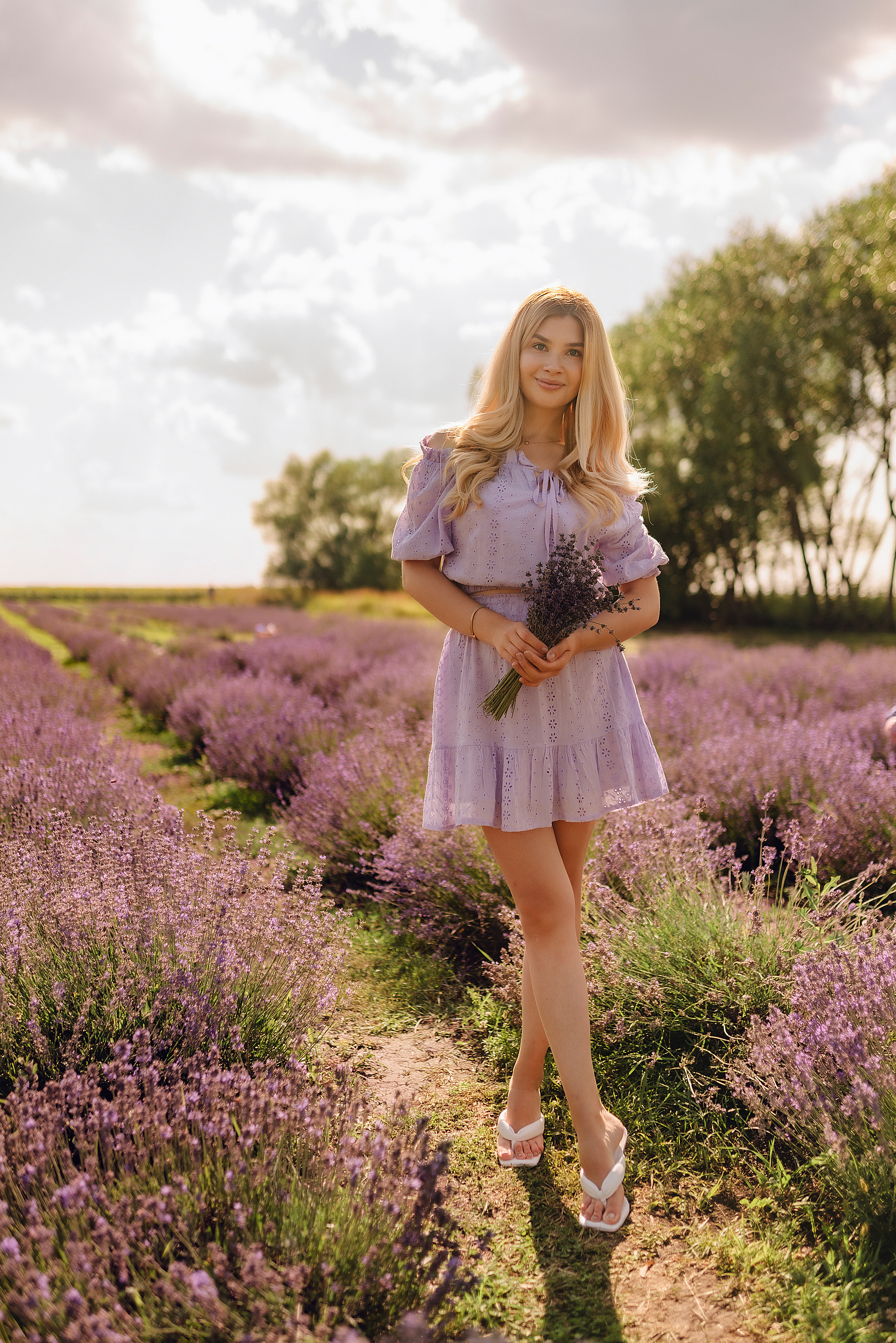 Алина | Лавандовое поле. Фотограф Карина Шмулёва. Воронеж и область