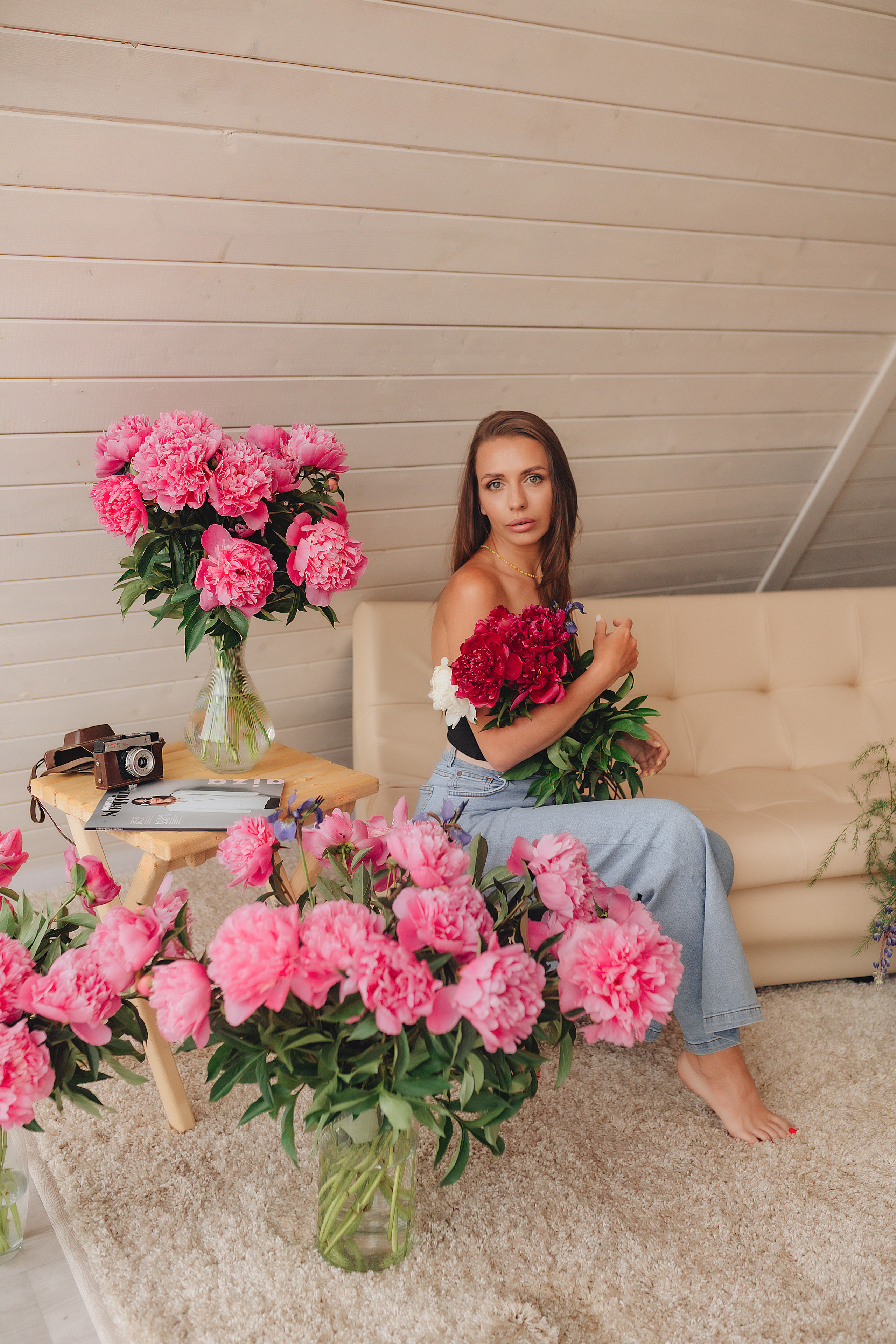 Юлия | Фотодень с пионами. Фотограф Карина Шмулёва. Воронеж и область