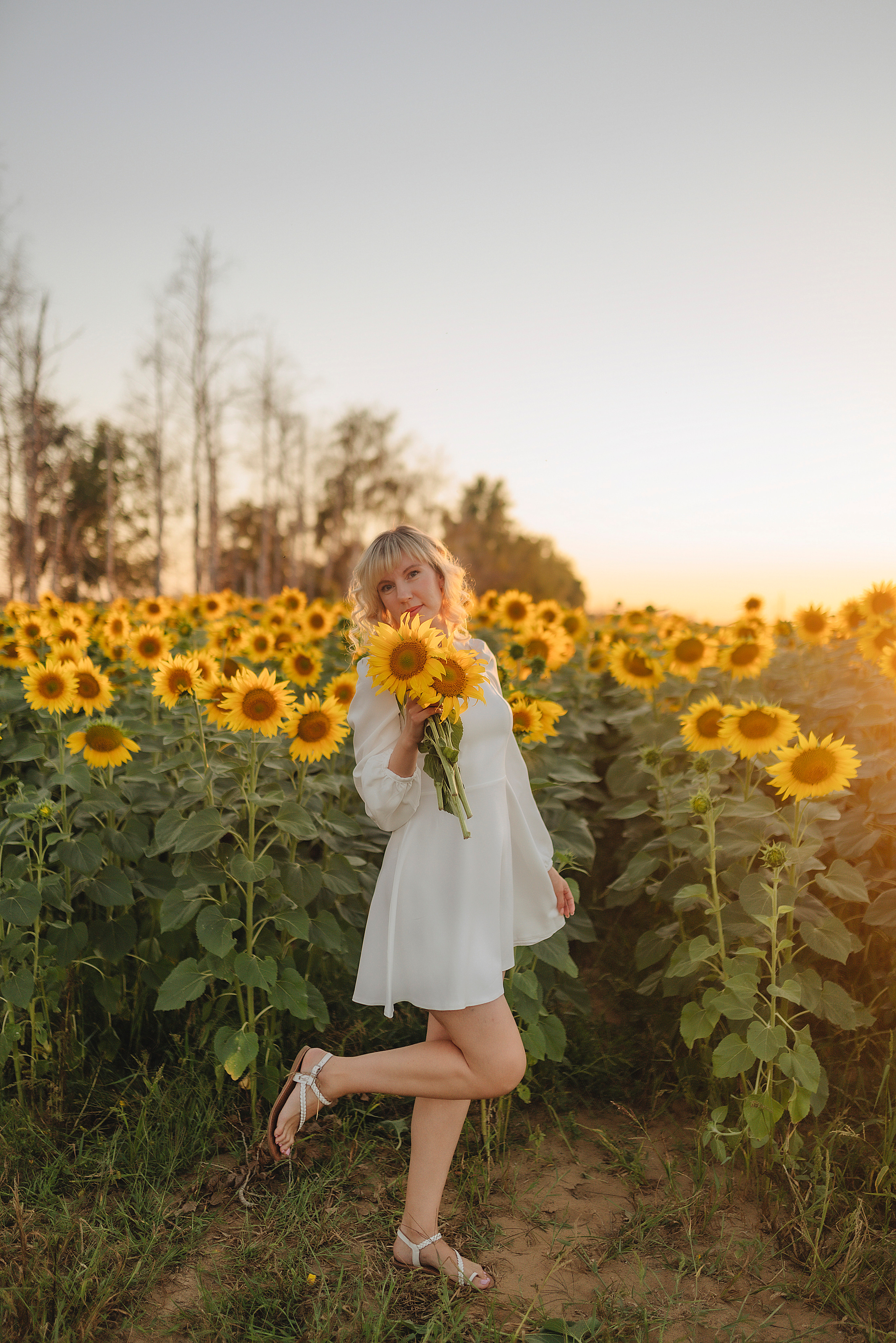 Анастасия | Съёмка в подсолнухах. Фотограф Карина Шмулёва. Воронеж и область