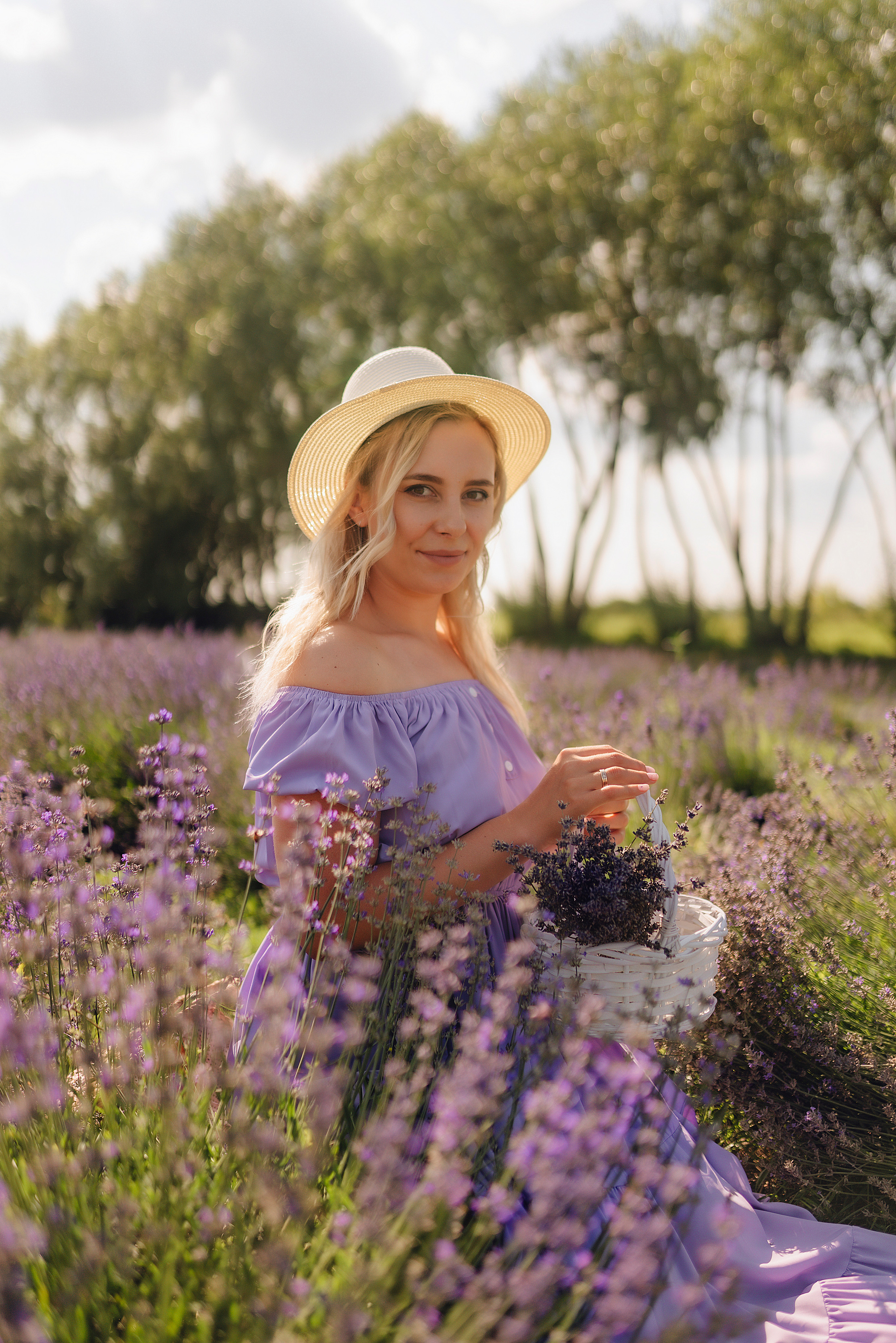 Дарья | Лавандовое поле. Фотограф Карина Шмулёва. Воронеж и область